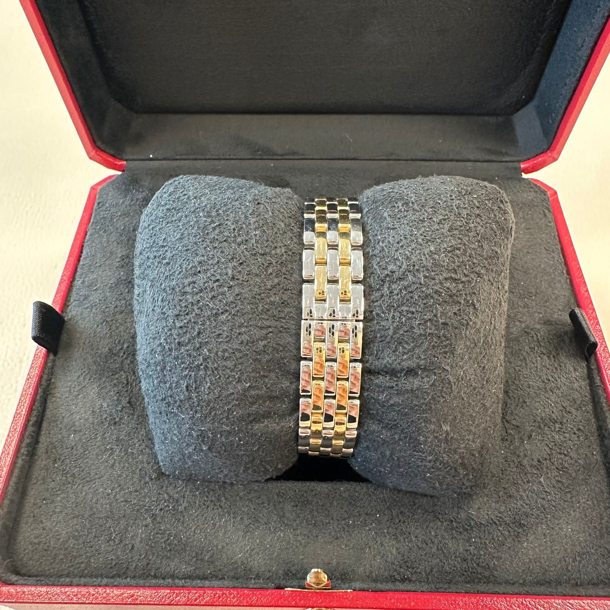 Cartier Panthere W2PN001 Kadın Kol Saati Çelik Altın Small Boy | Pırlant
