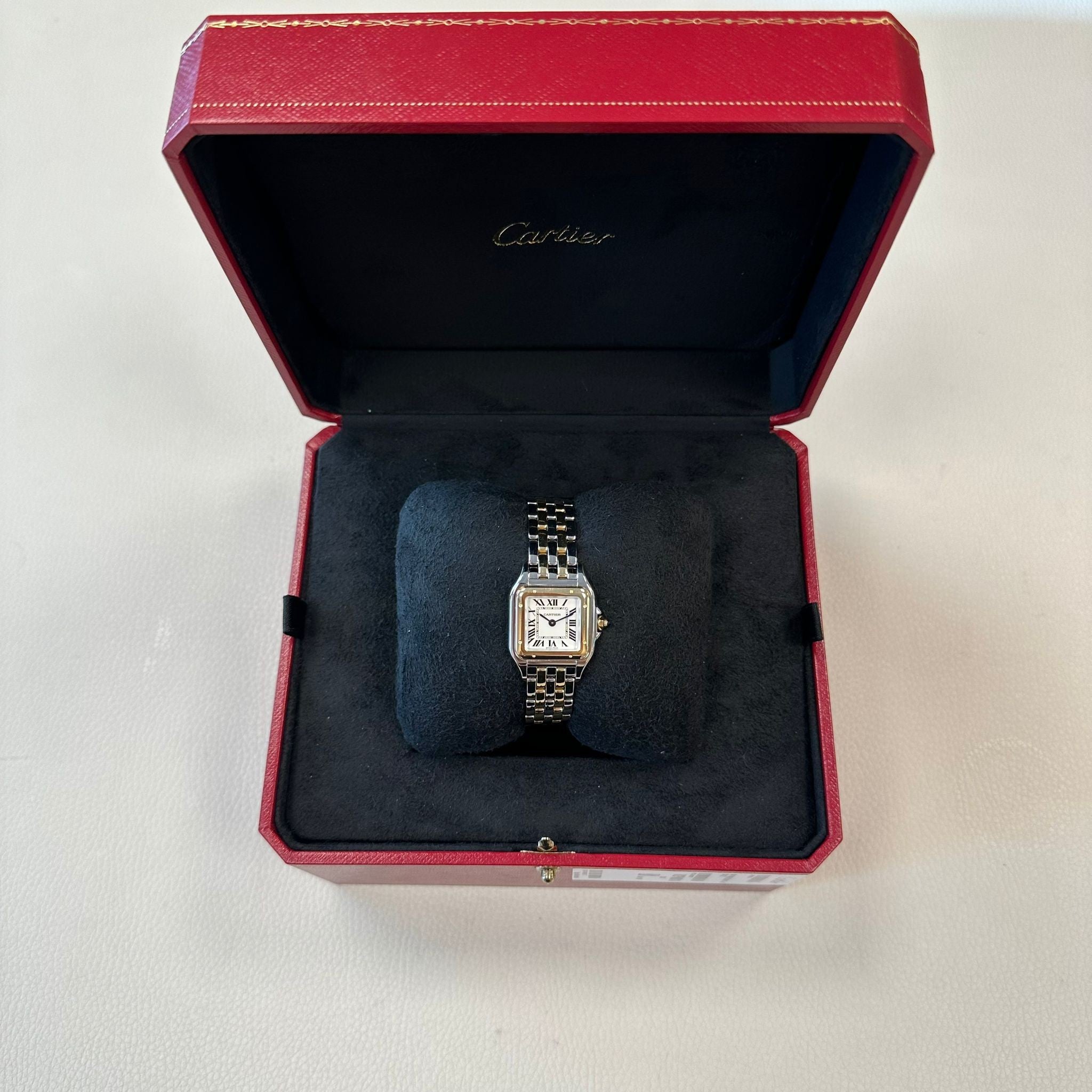 Cartier Panthere W2PN001 Kadın Kol Saati Çelik Altın Small Boy | Pırlant