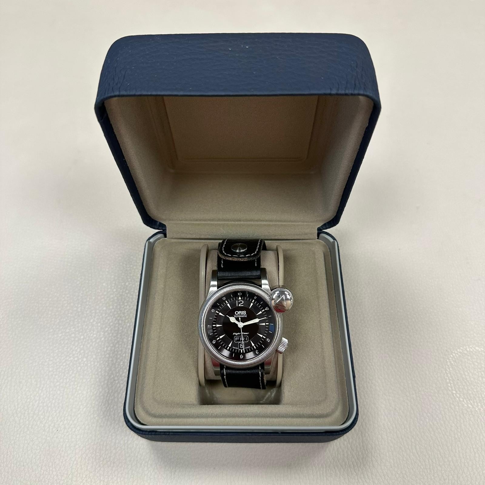 Oris Aviation Flight Timer 2 Day Date Erkek Kol Saati | Pırlant