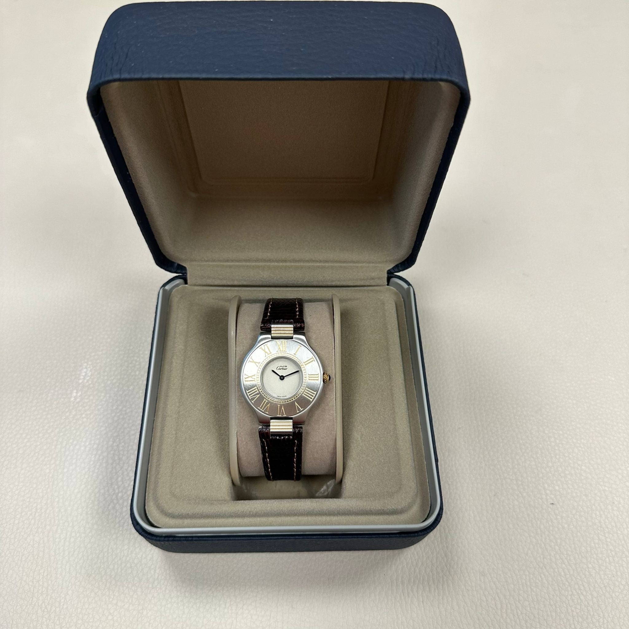 Cartier Must de Cartier 21  9011-Vintage Erkek Kol Saati