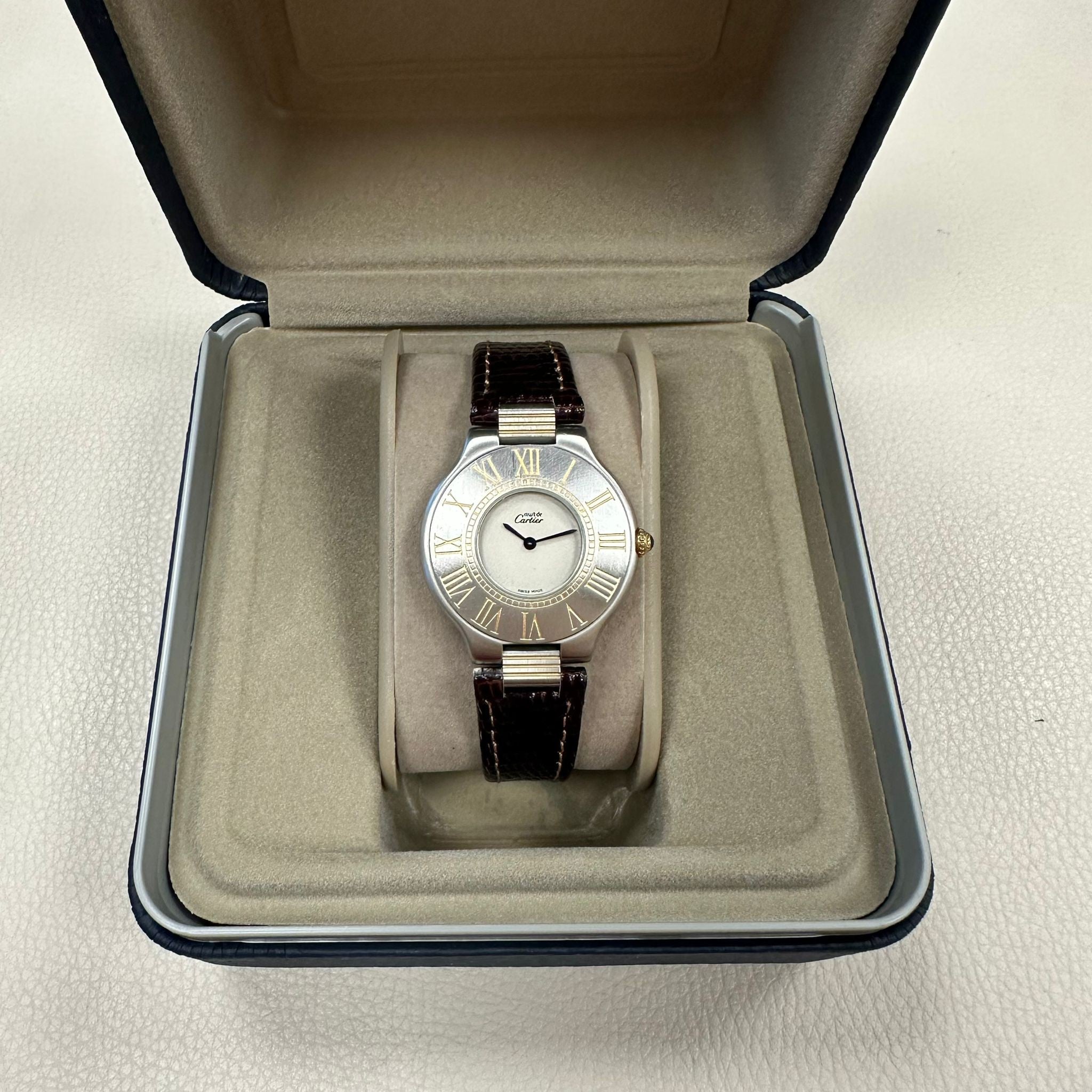 Cartier Must de Cartier 21  9011-Vintage Erkek Kol Saati