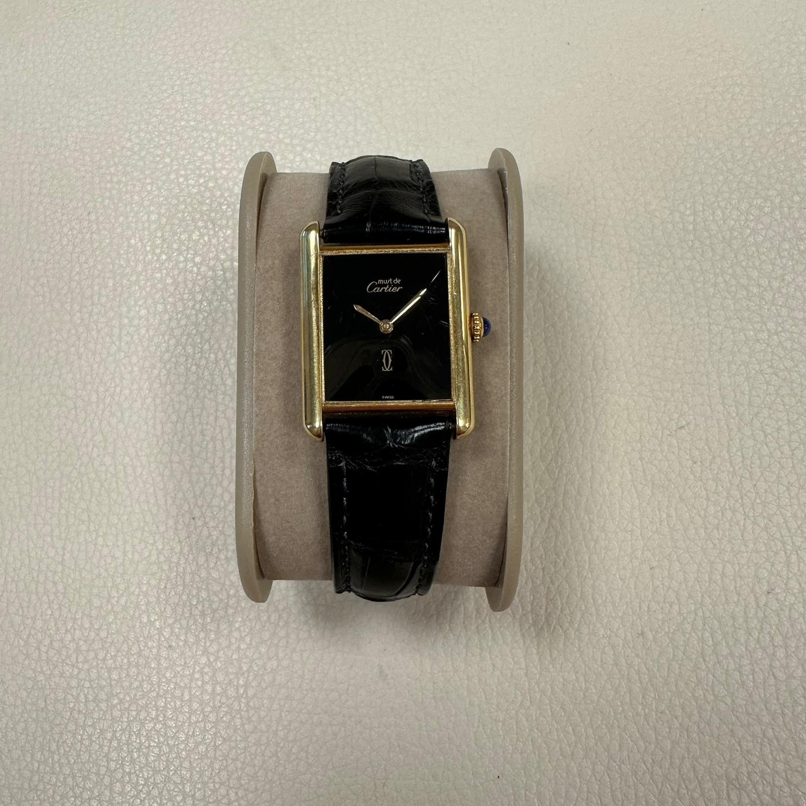 Cartier Tank Vermeil 681006 Erkek Kol Saati Ürün ana görseli