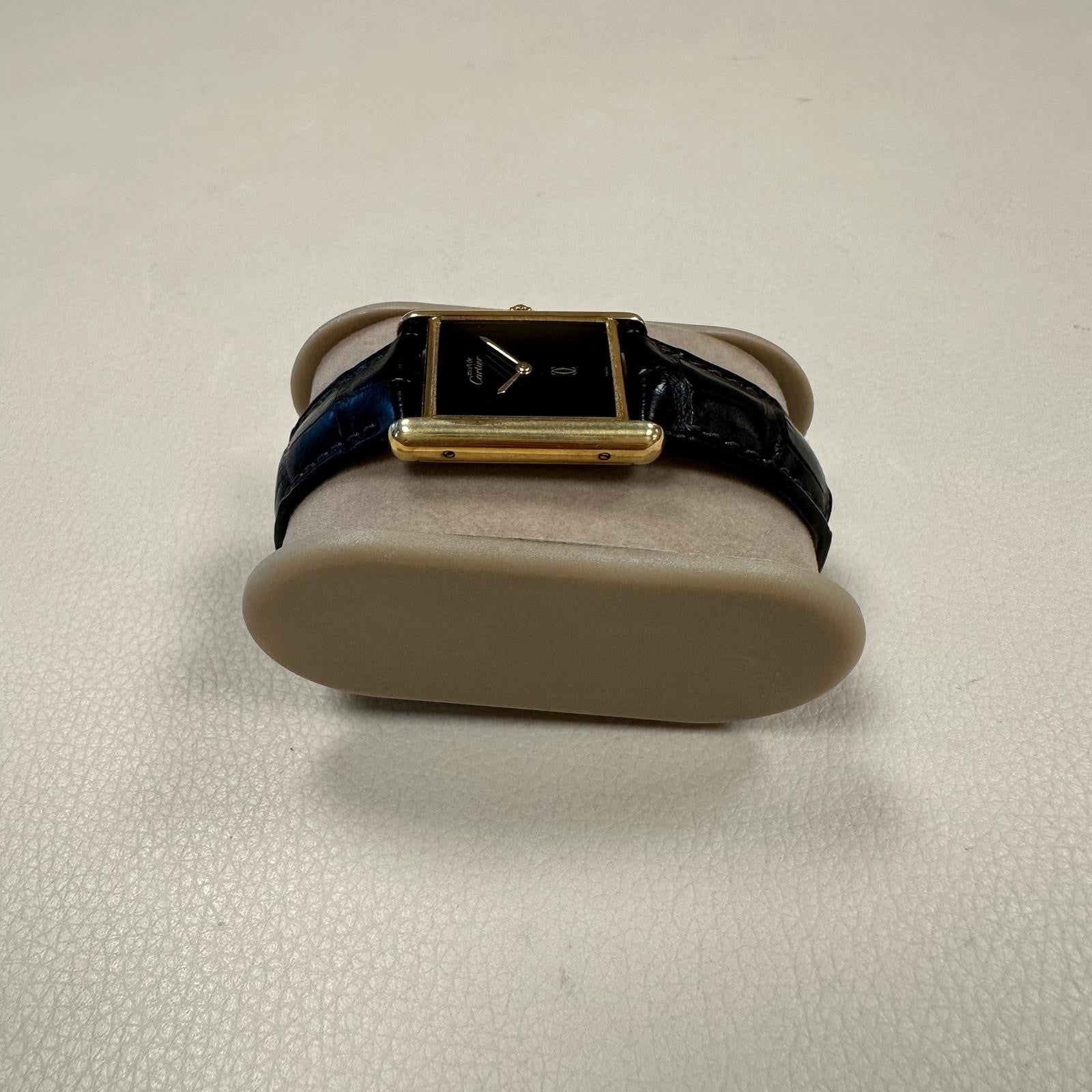 Cartier Tank Vermeil 681006 Erkek Kol Saati Ürün ikincil görseli