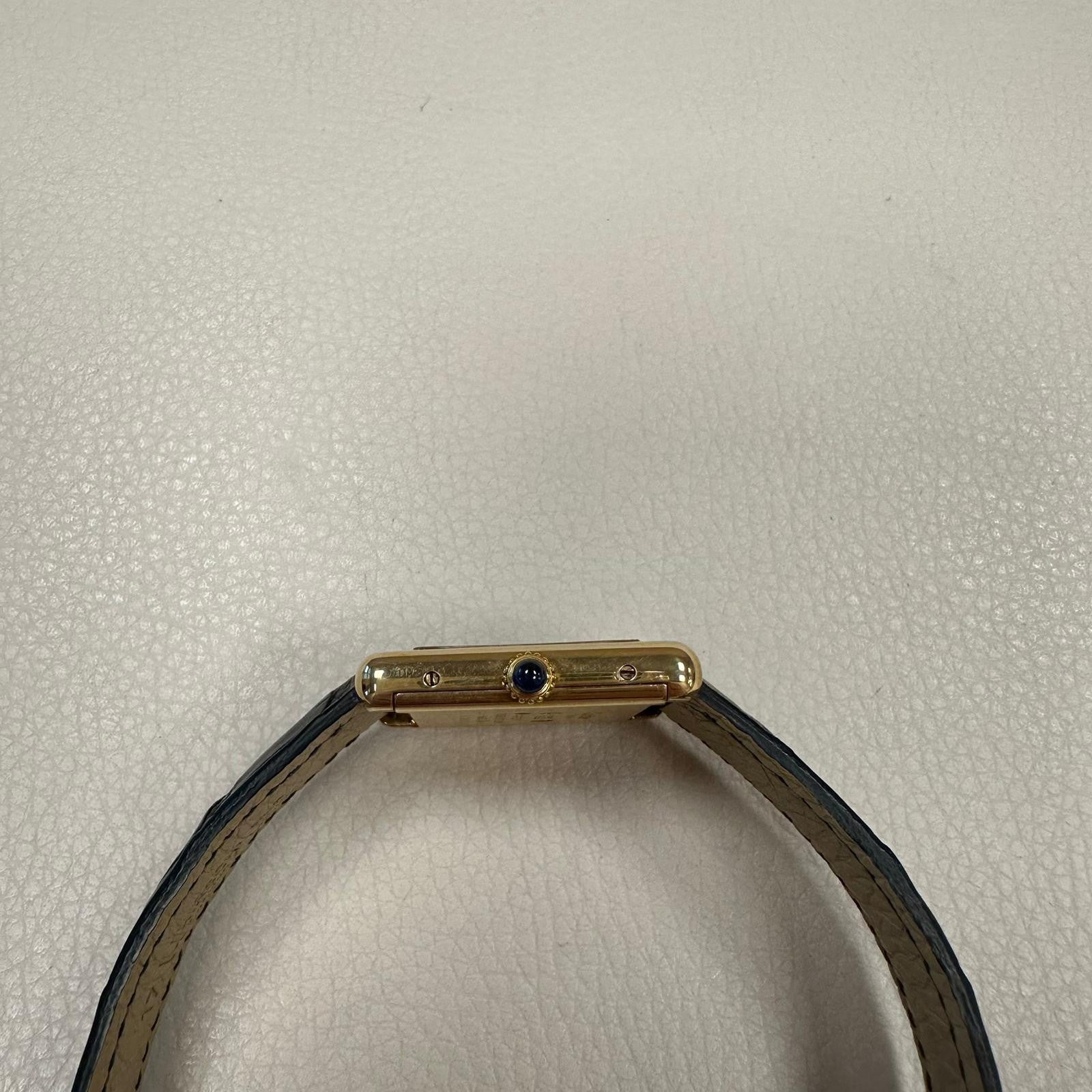 Cartier Tank Vermeil 681006 Erkek Kol Saati
