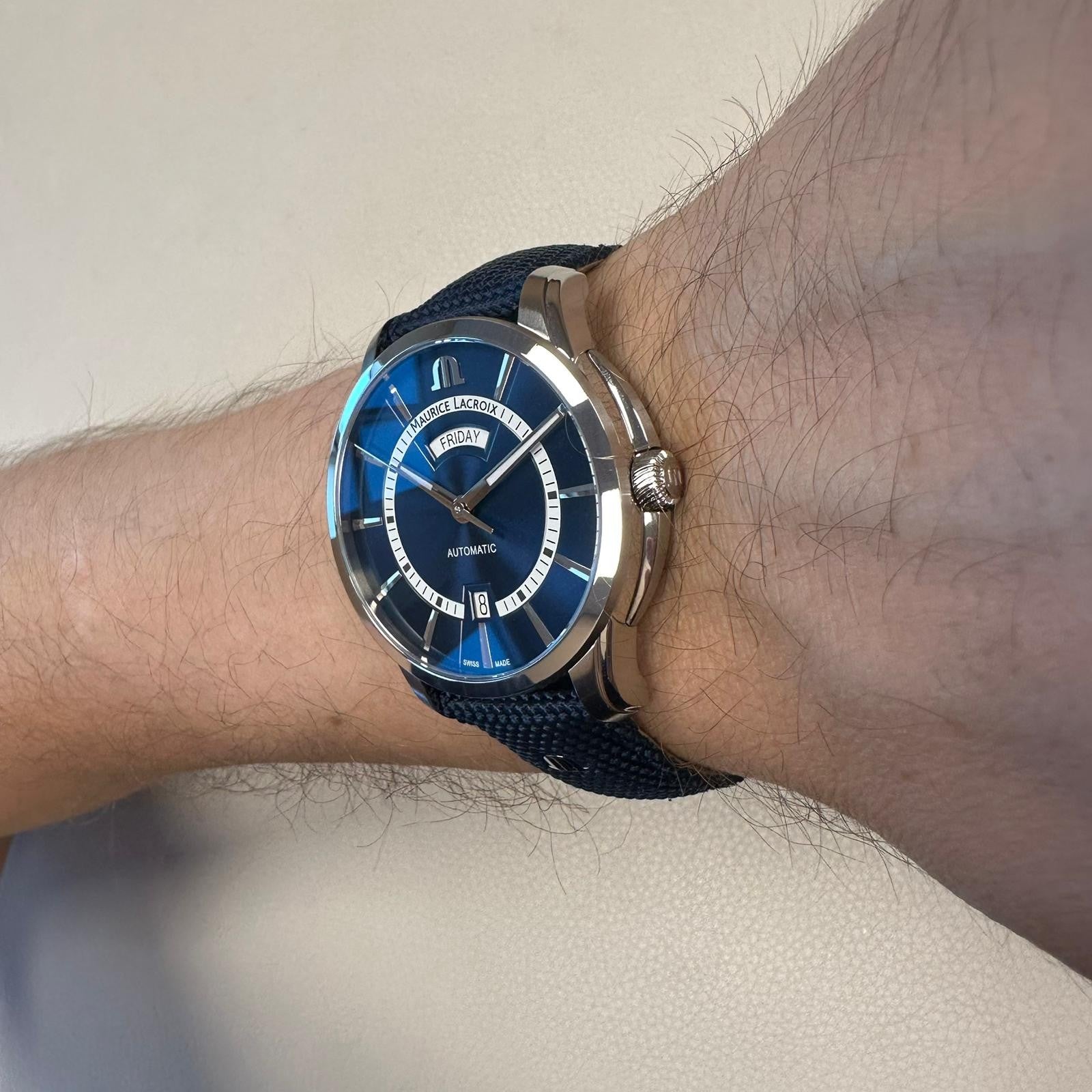 Maurice Lacroix ML6358SS Erkek Kol Saati Paslanmaz | Pırlant