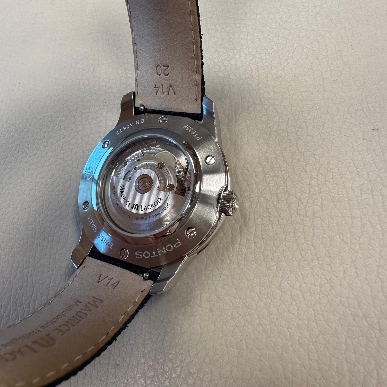 Maurice Lacroix ML6358SS Erkek Kol Saati Paslanmaz | Pırlant