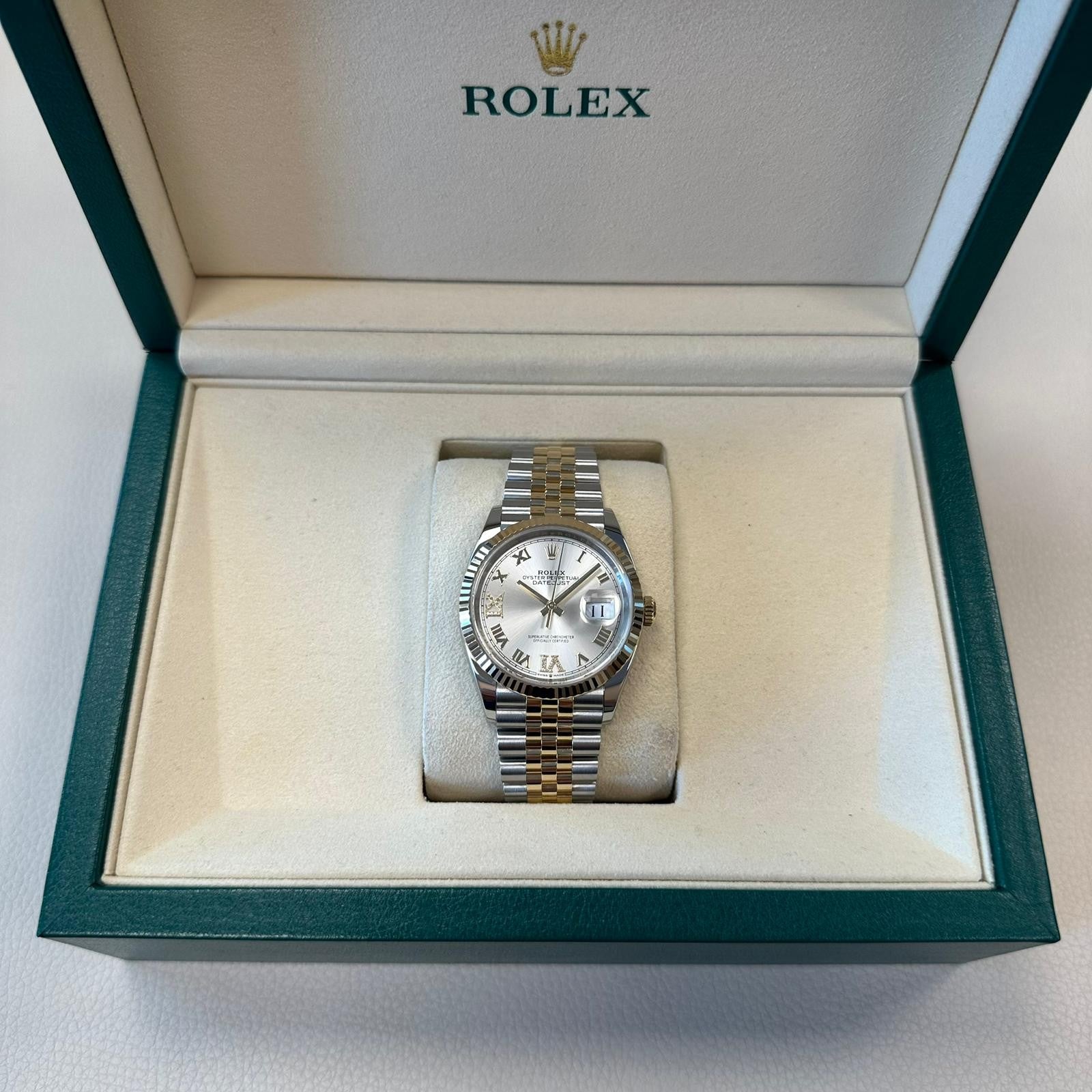 Rolex Oyster Perpetual Date Just 36 Kadın Saati | Pırlant