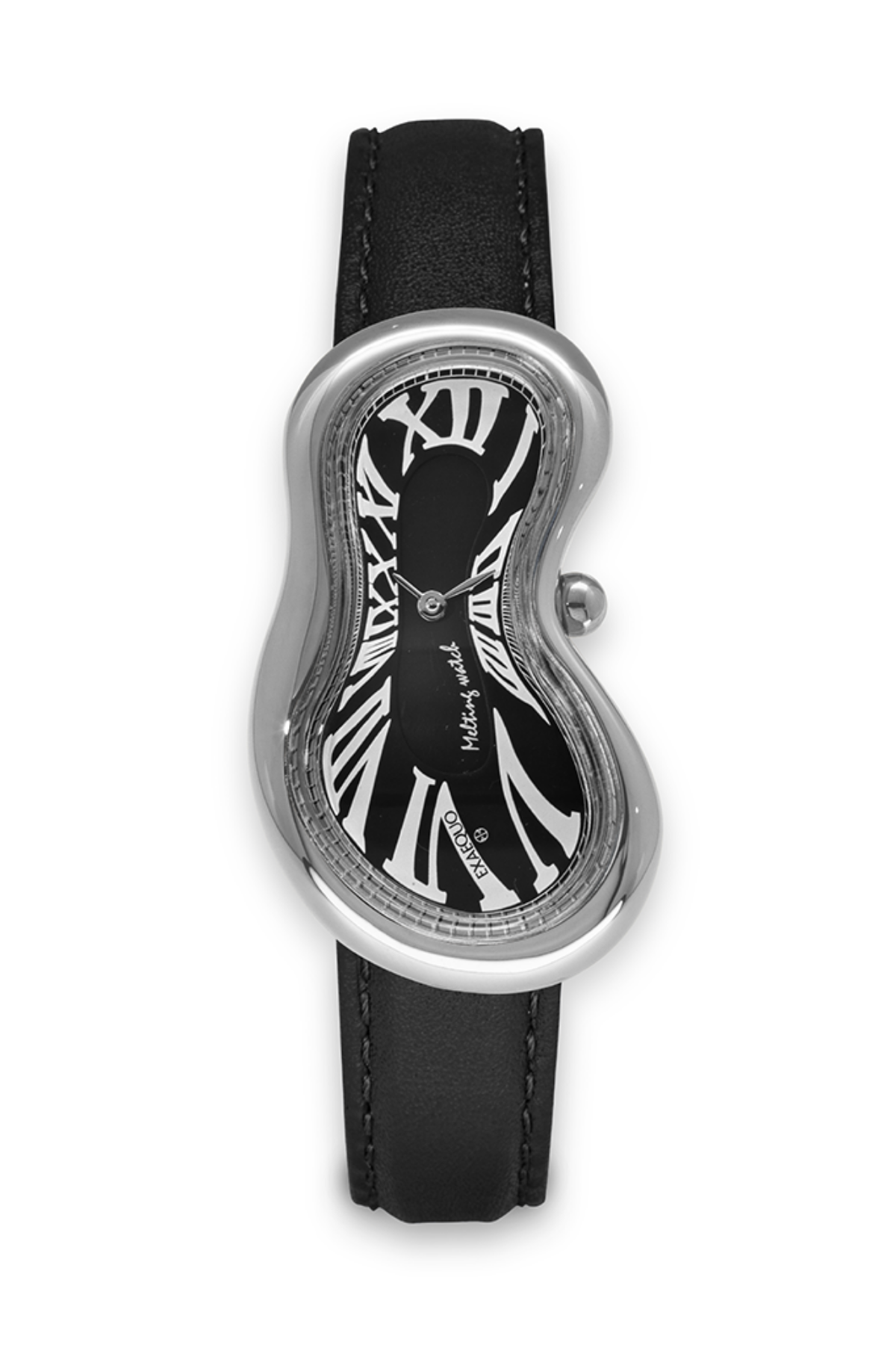 EXAEQUO EX0001.0001 Classic Melting Stainless Steel 316L Black Unisex Kol Saati Ürün ikincil görseli