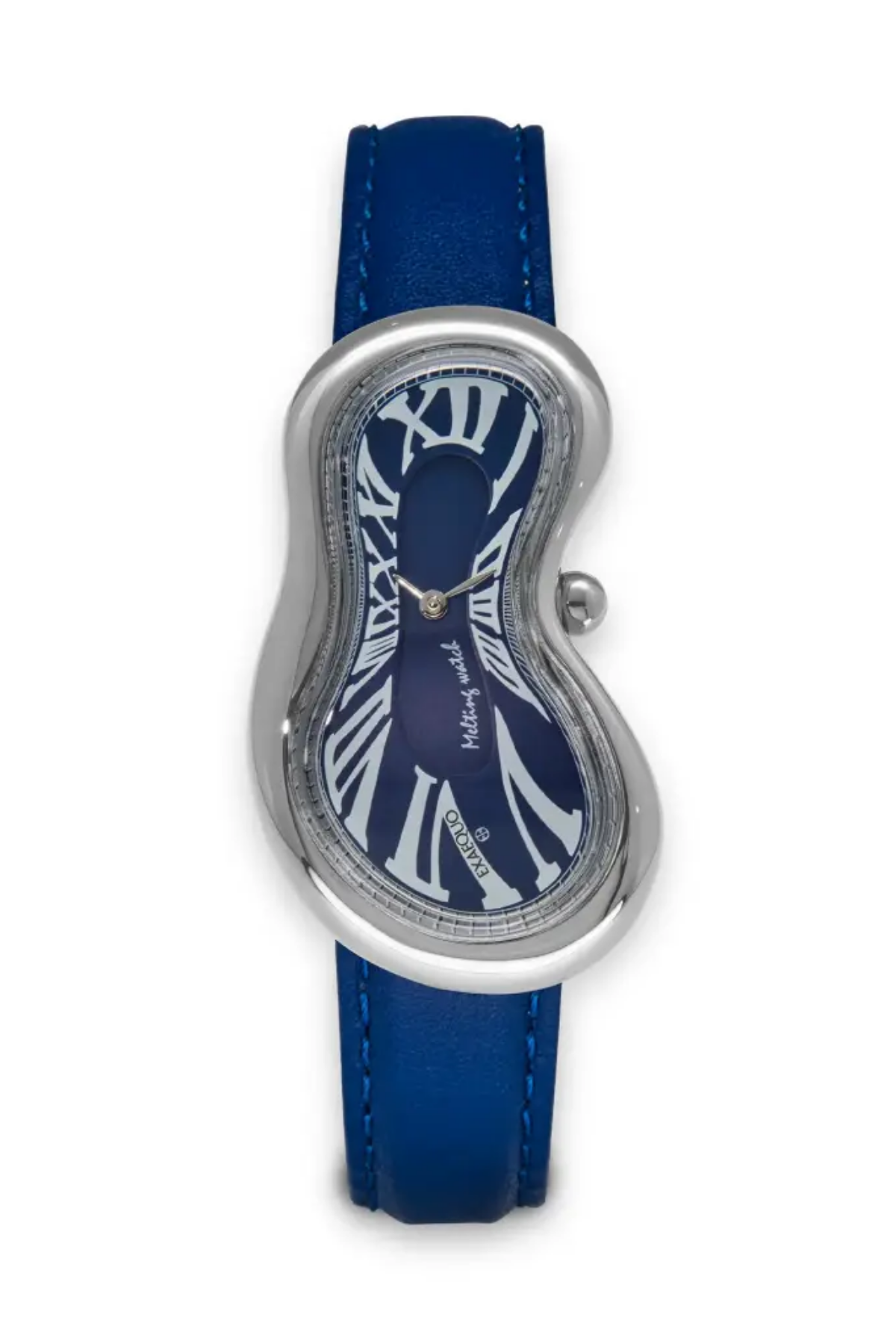 EXAEQUO EX0001.0004 Classic Melting Stainless Steel 316L Blue Unisex Kol Saati Ürün ikincil görseli
