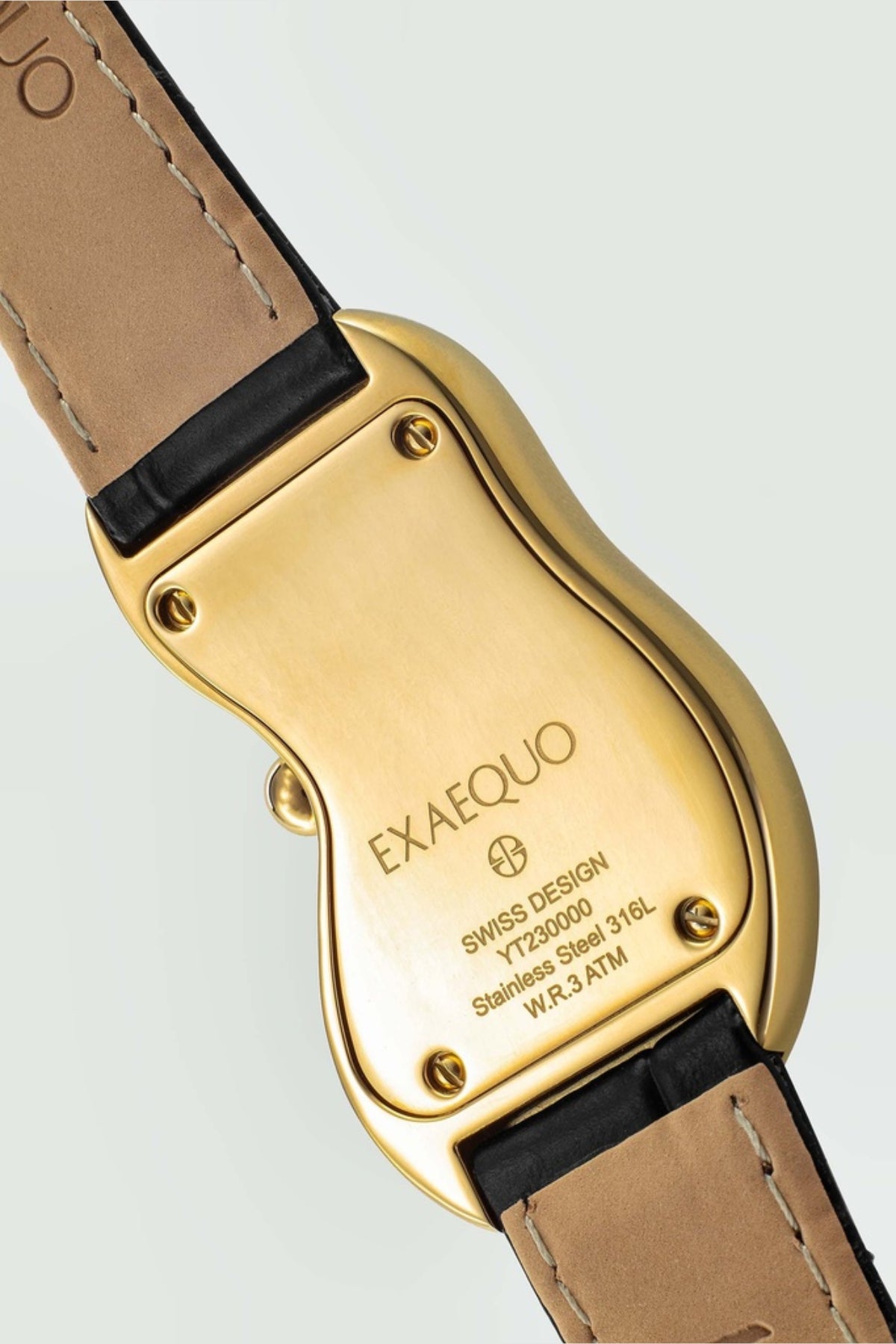 EXAEQUO EX0002.0001 Unisex Kol Saati Siyah PVD | Pırlant