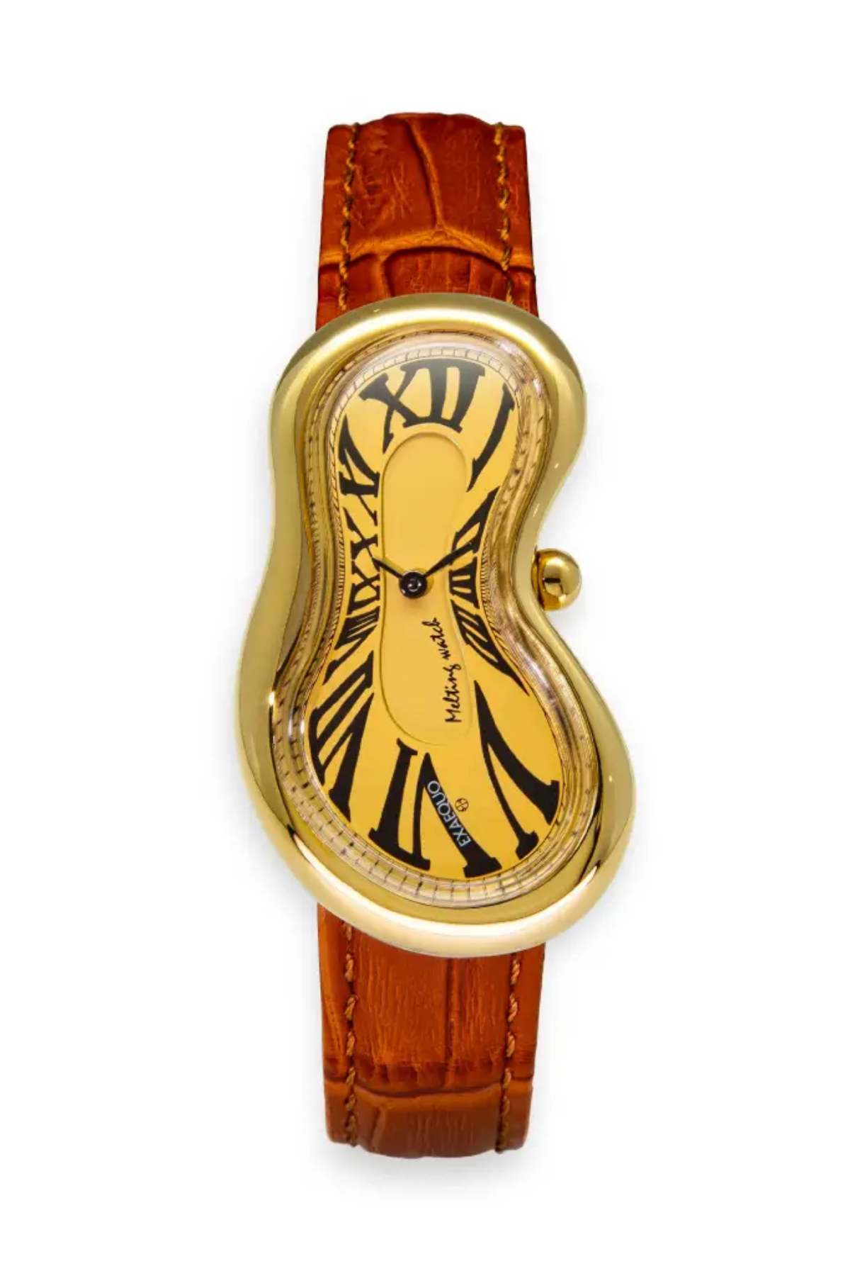 EXAEQUO EX0002.0003 Classic Melting Stainless Steel 316L Yellow - PVD Yellow Gold Unisex Kol Saati Ürün ikincil görseli