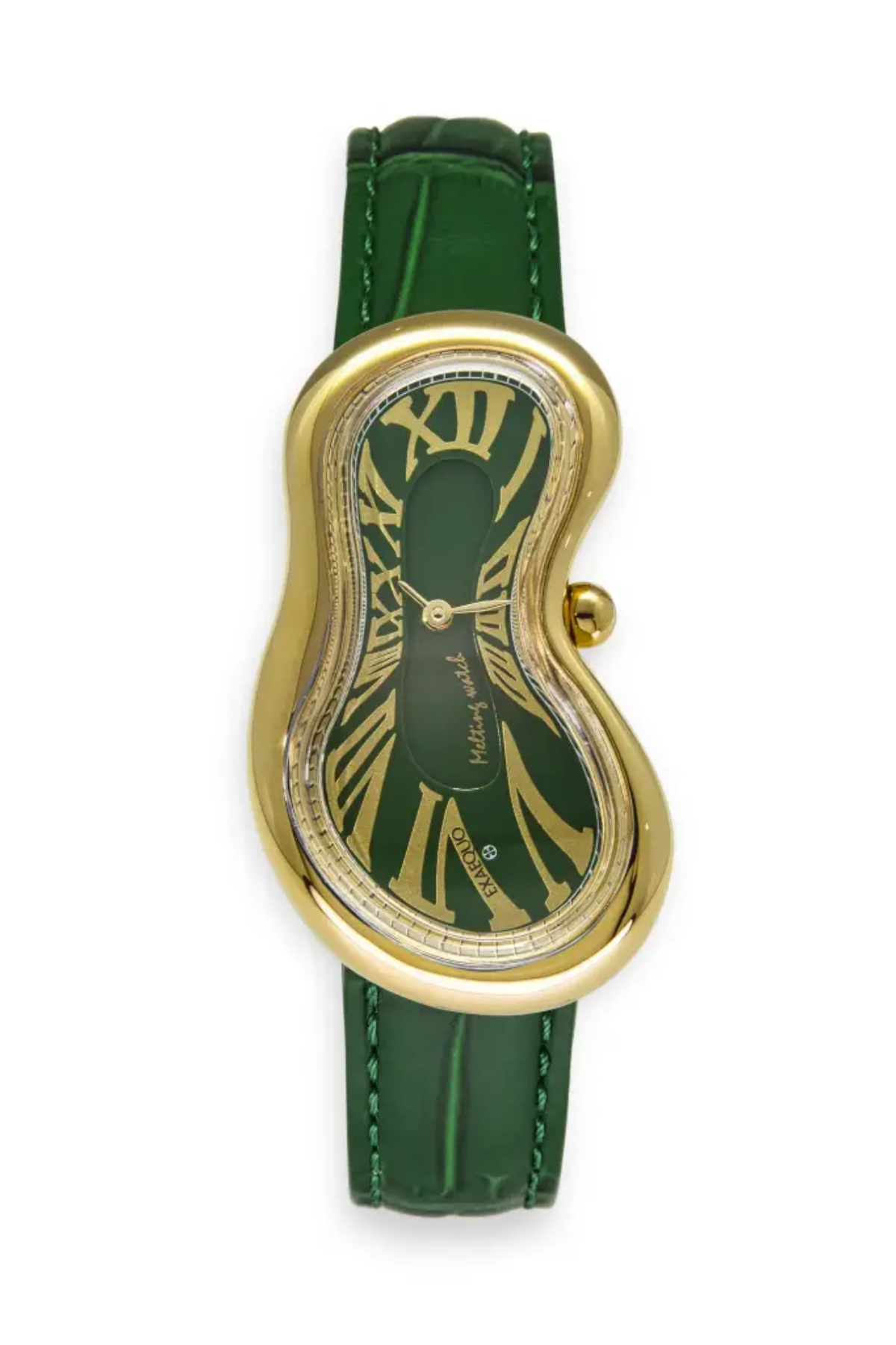 EXAEQUO EX0002.0005 Classic Melting Stainless steel 316L Green - PVD Yellow Gold Unisex Kol Saati Ürün ikincil görseli