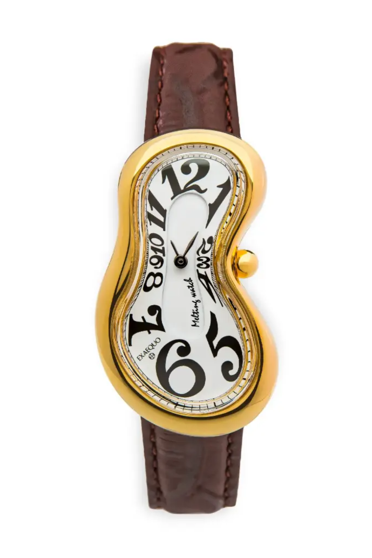 EXAEQUO EX0002.0052 Classic Melting Stainless Steel 316L - PVD Yellow Gold Limited Unisex Kol Saati Ürün ikincil görseli