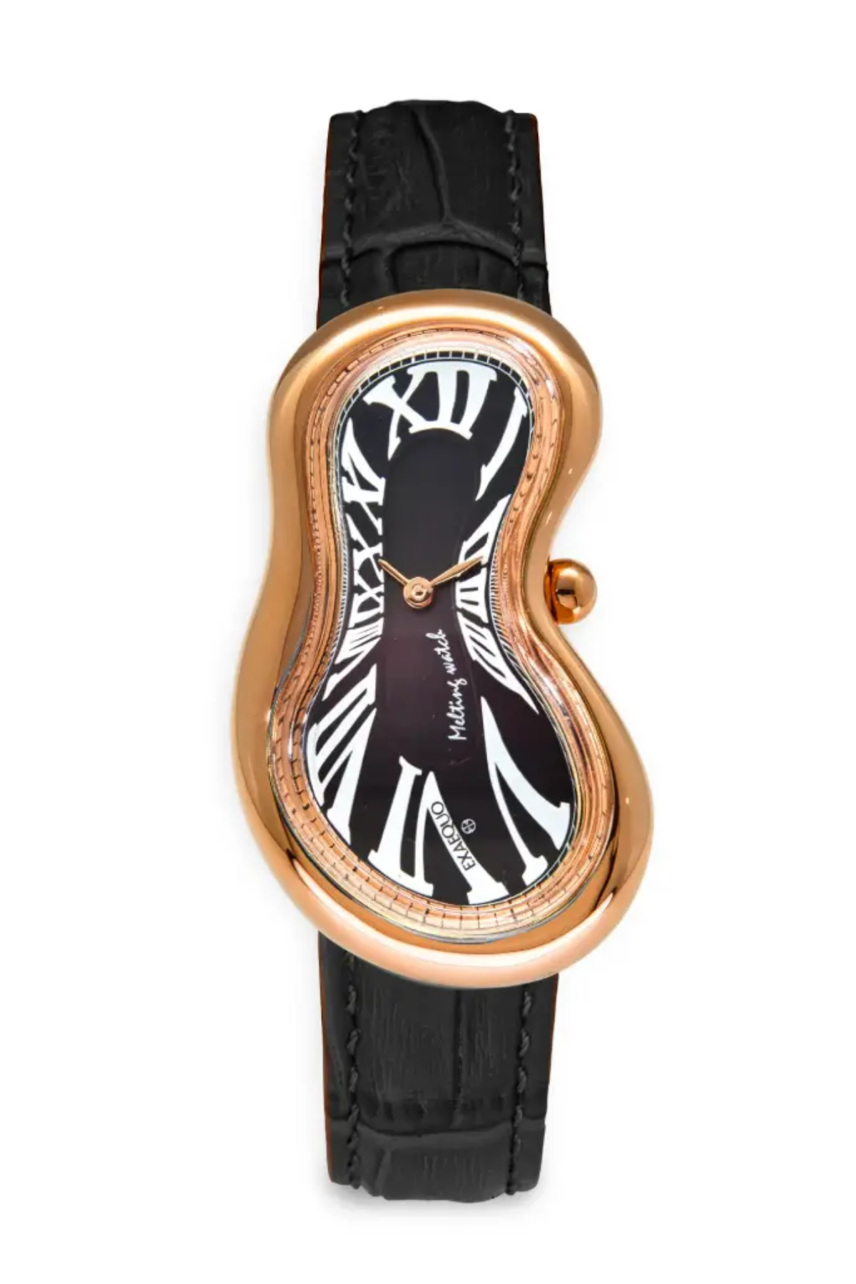 EXAEQUO EX0003.0001 Classic Melting Stainless Steel 316L Black - PVD Rose Gold Unisex Kol Saati Ürün ikincil görseli