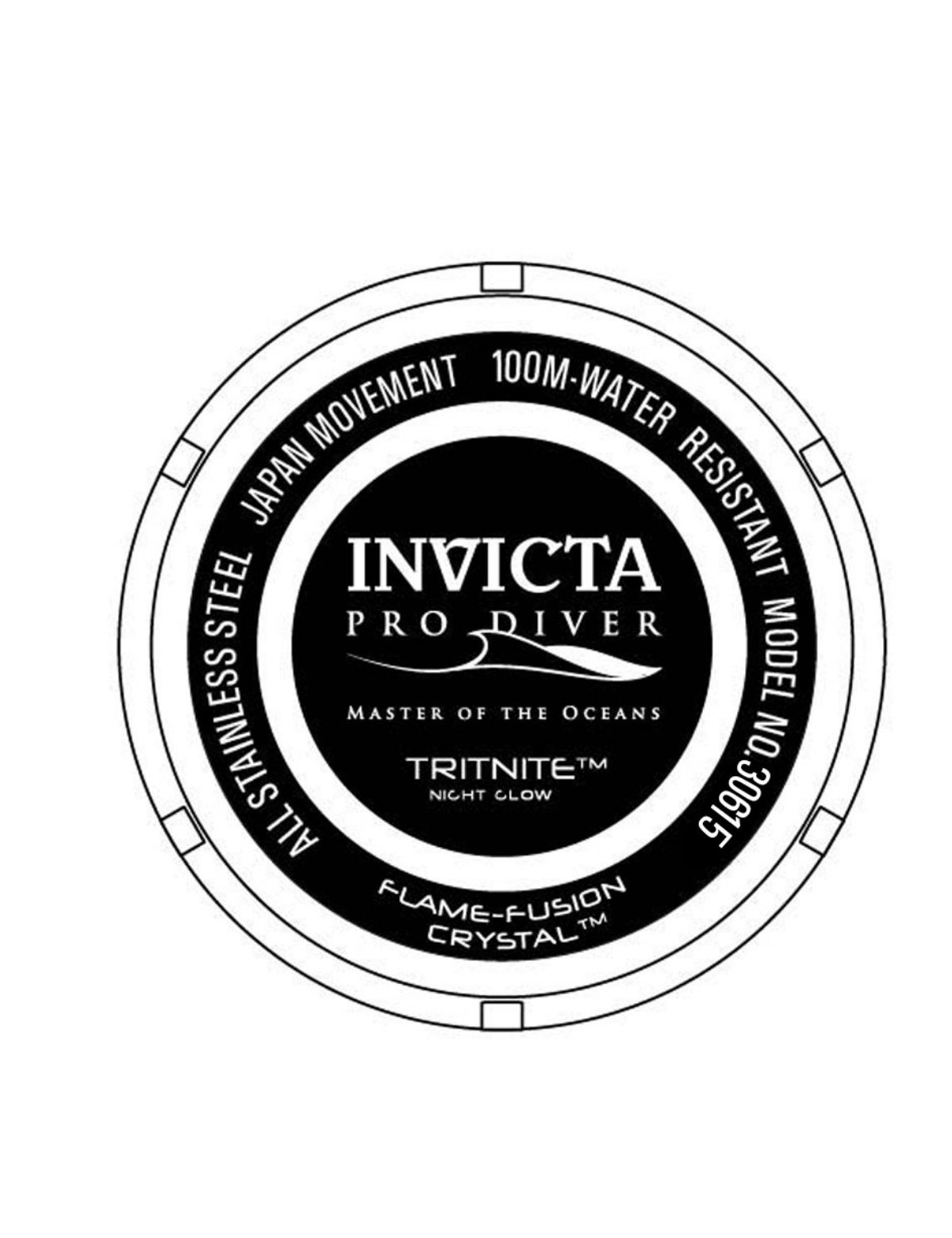 Invicta Pro Diver Erkek Kol Saati Paslanmaz Çelik Kasa | Pırlant