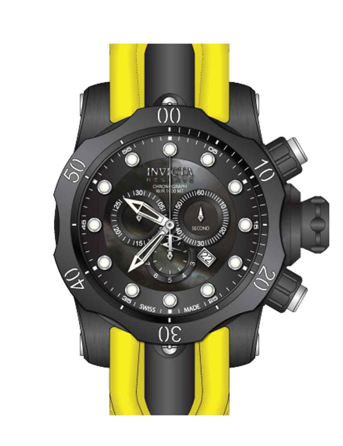 Invicta 111156 Reserve Erkek Kol Saati Güçlü Tasarım | Pırlant