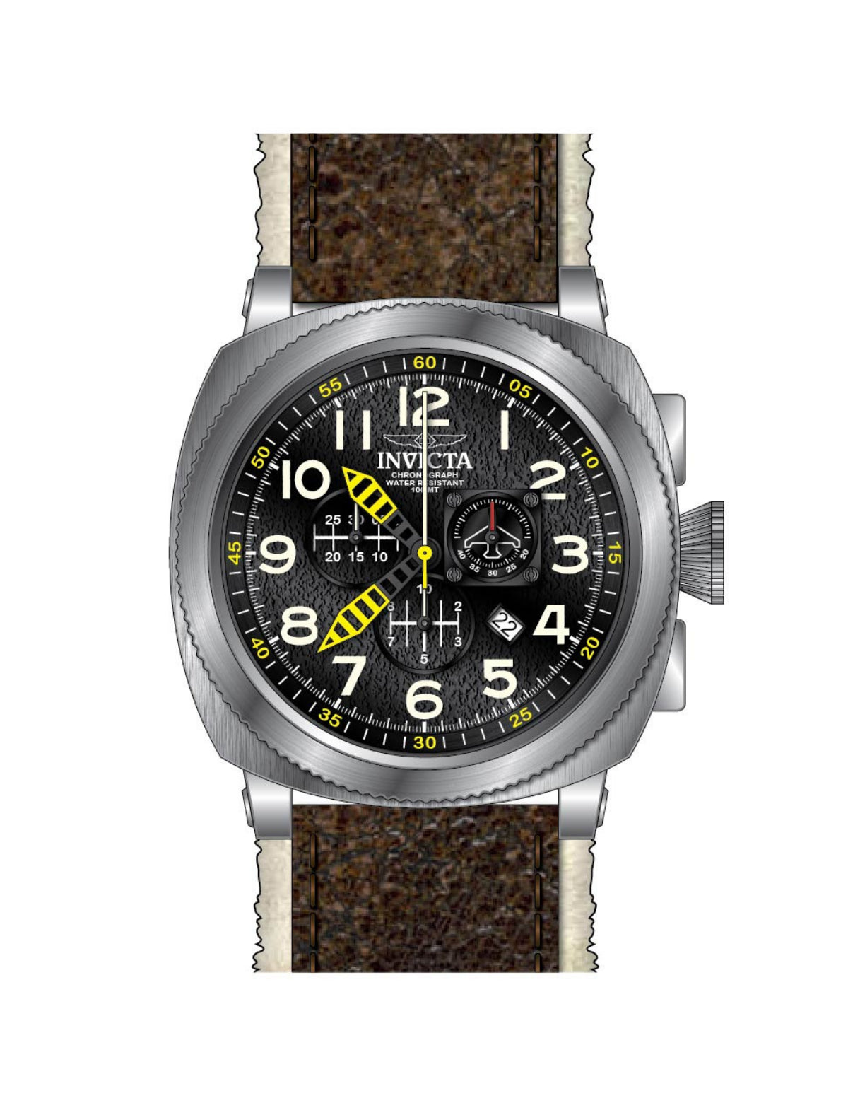 INVICTA 112313 Aviator Erkek Kol Saati Kronograf | Pırlant