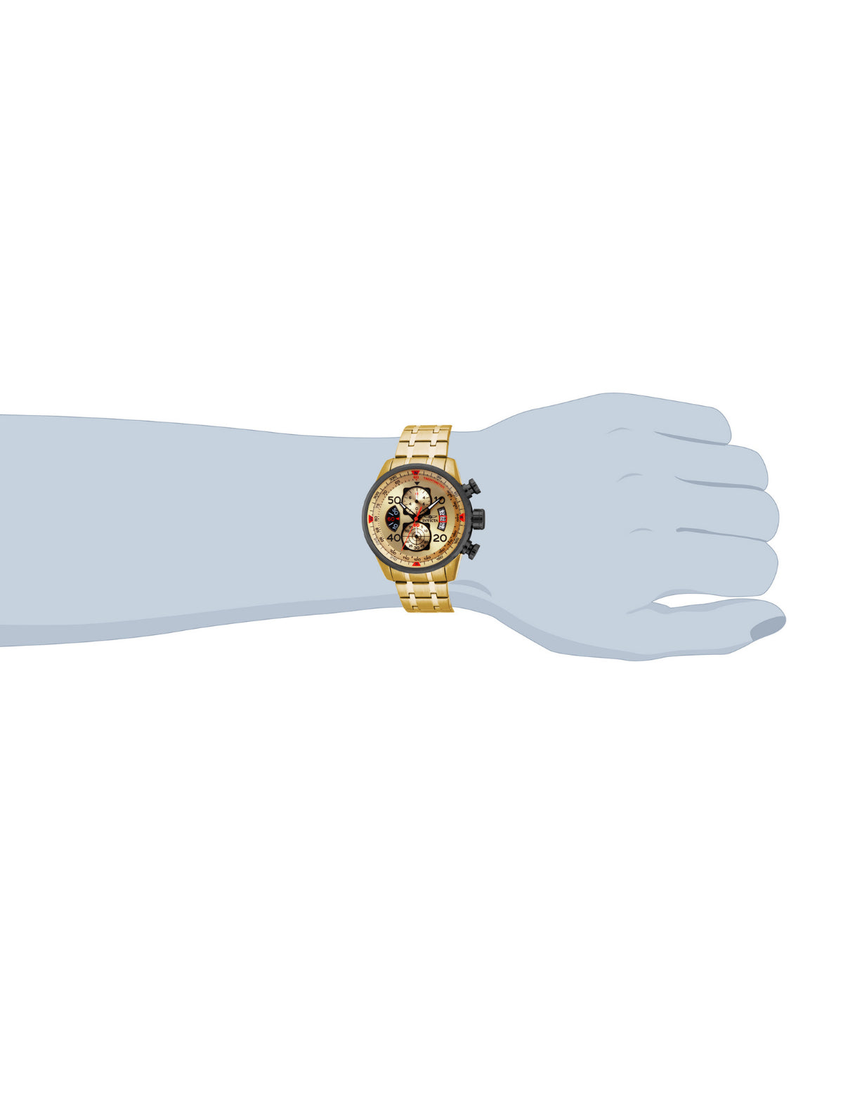 INVICTA 117203 Aviator Erkek Kol Saati Kronograf | Pırlant