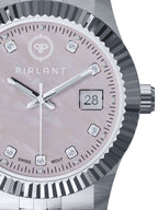 Kadın Kol Saati Pirlant Pembe Sedefli Kadranlı | Pırlant