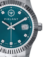 PIRLANT SBL01-1-PT Petrol Kadranlı Kadın Kol Saati | Pırlant