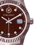 Pirlant SBL01-5-KA Kadın Kol Saati Kahverengi Kadranlı | Pırlant