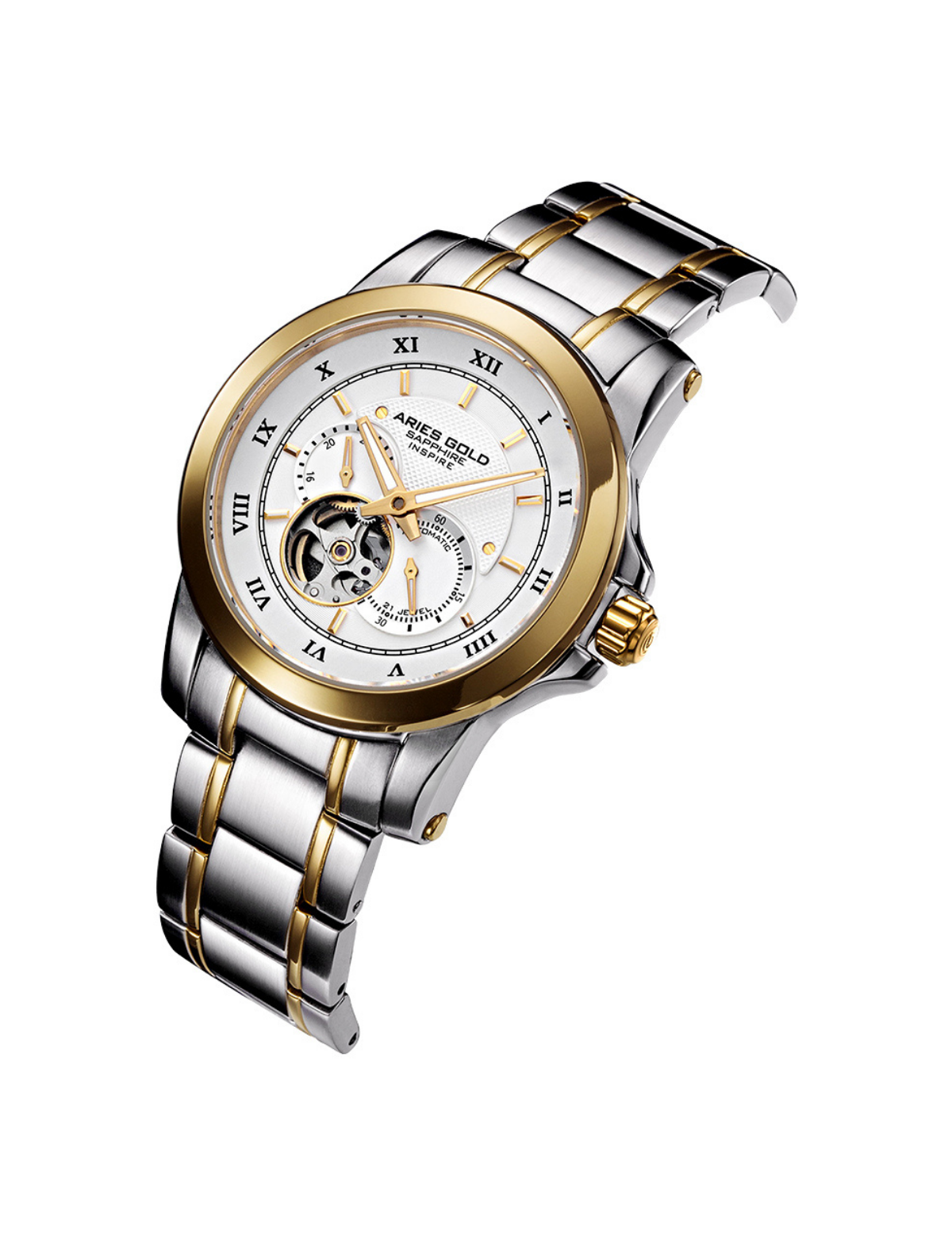 Aries Gold L 5017 2TR-W Kadın Saati Şık Tasarım | Pırlant Ürün ikincil görseli
