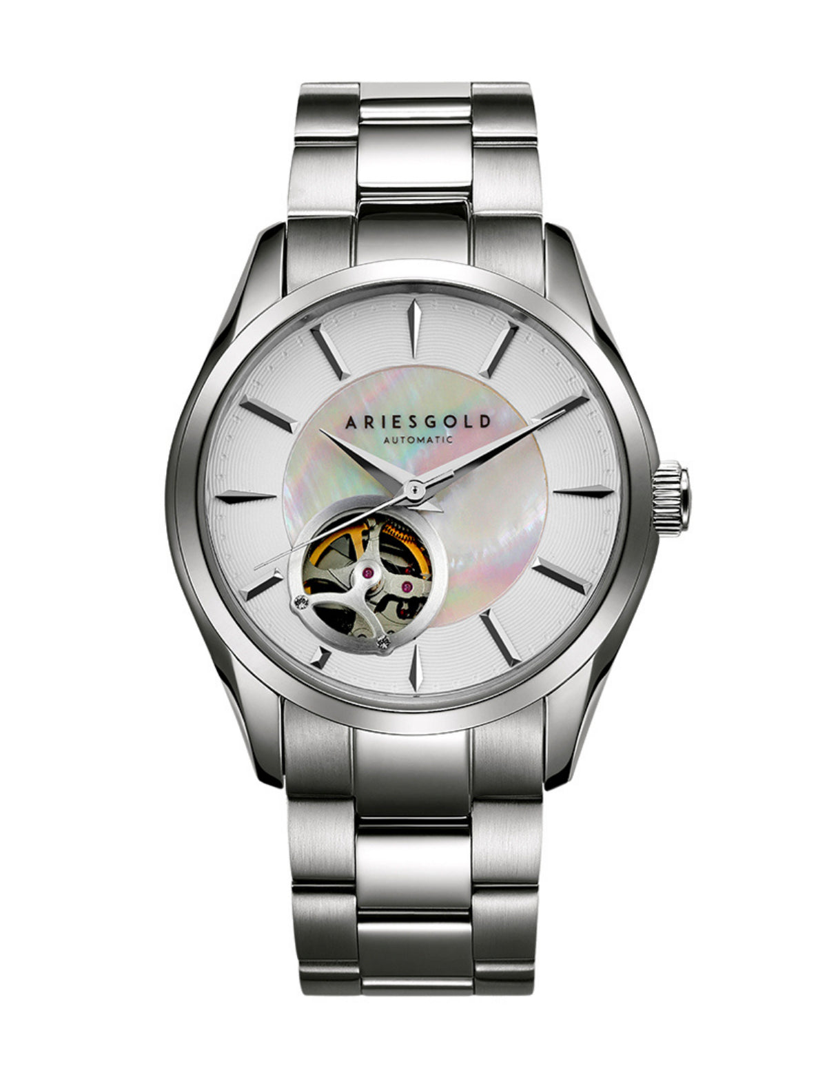 Aries Gold L 9023 S-W Kadın Saati Zarif Tasarım | Pırlant