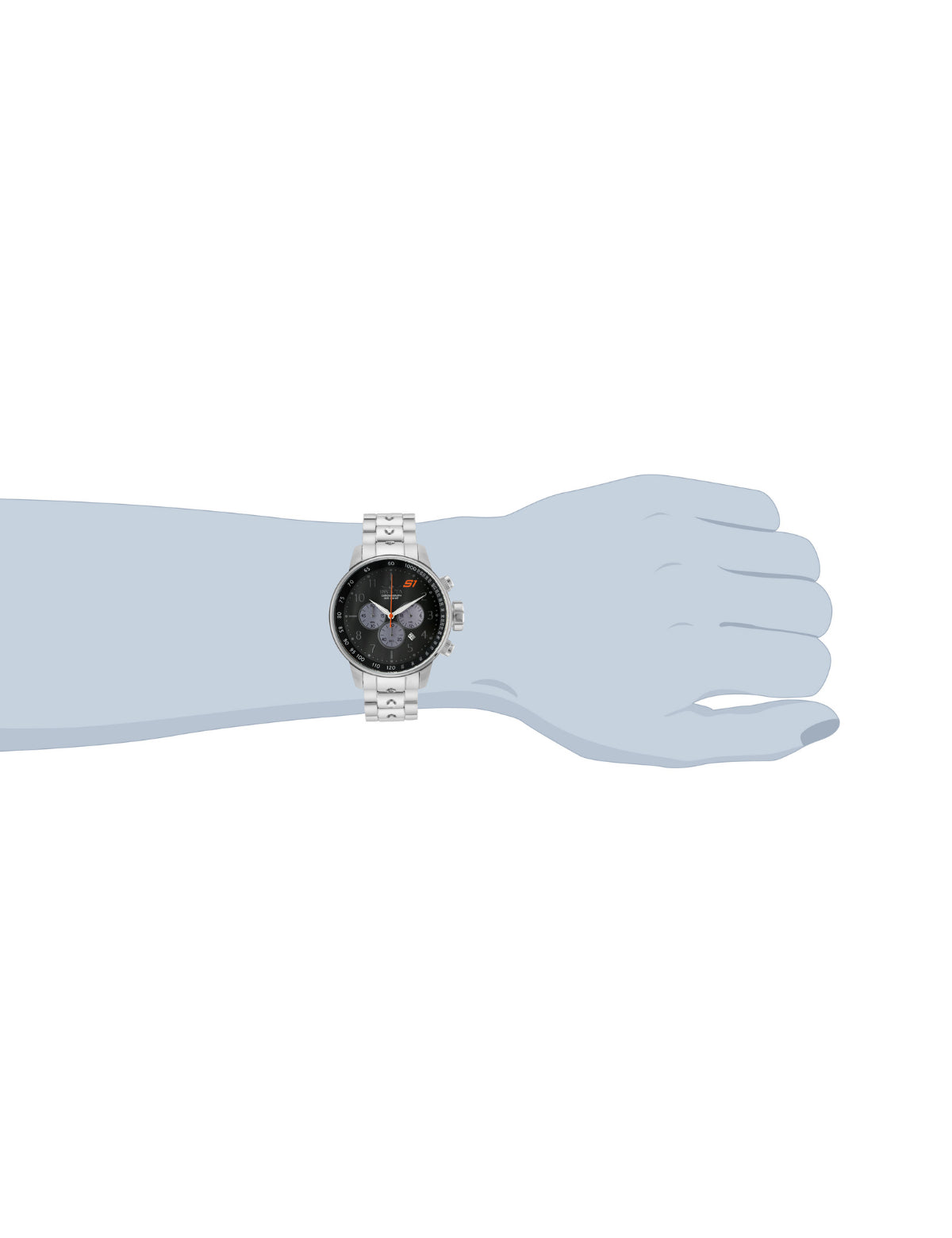 Invicta S1 Rally Erkek Kol Saati 48mm Çelik | Pırlant