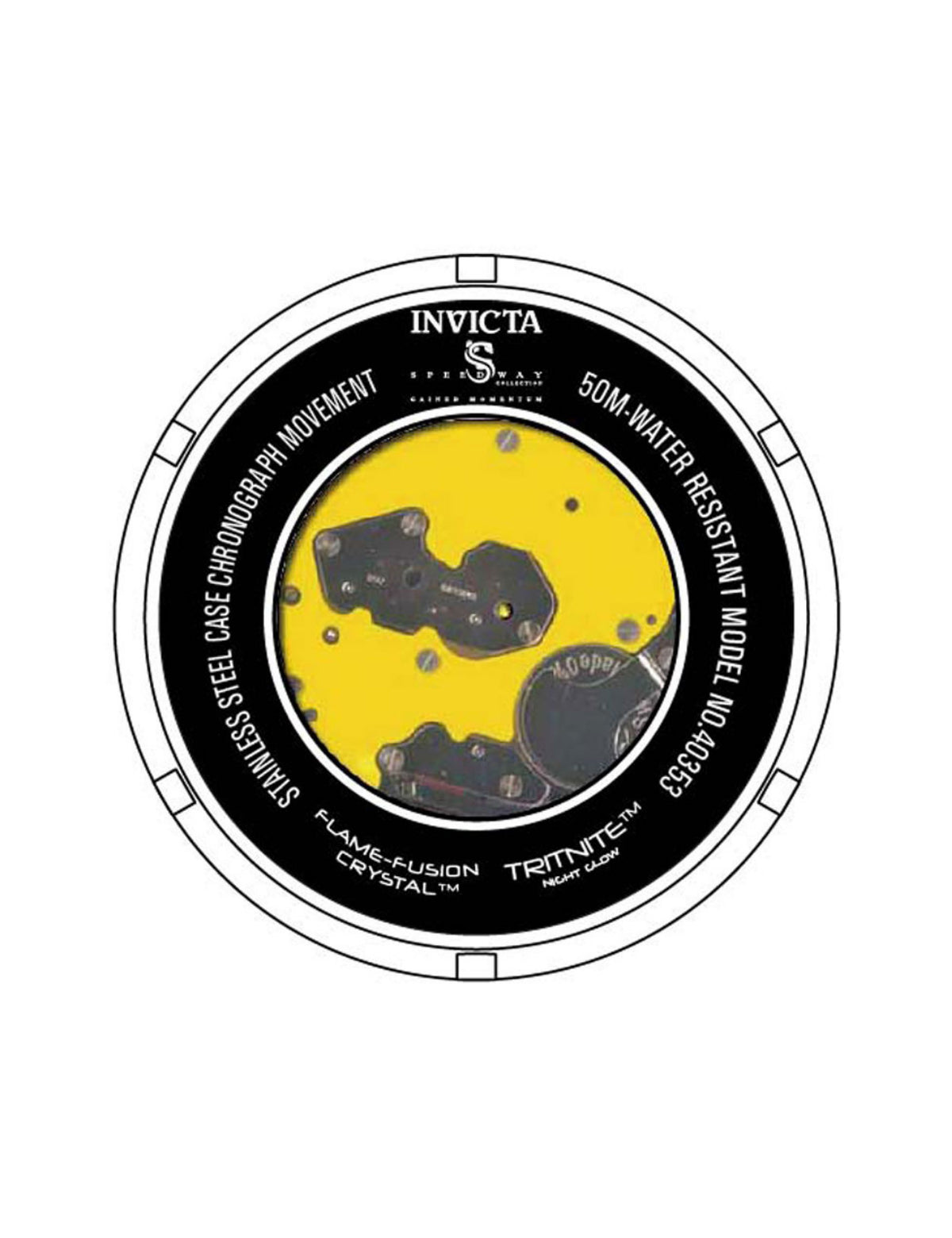 Invicta Speedway 240353 Erkek Kronograf Kol Saati | Pırlant