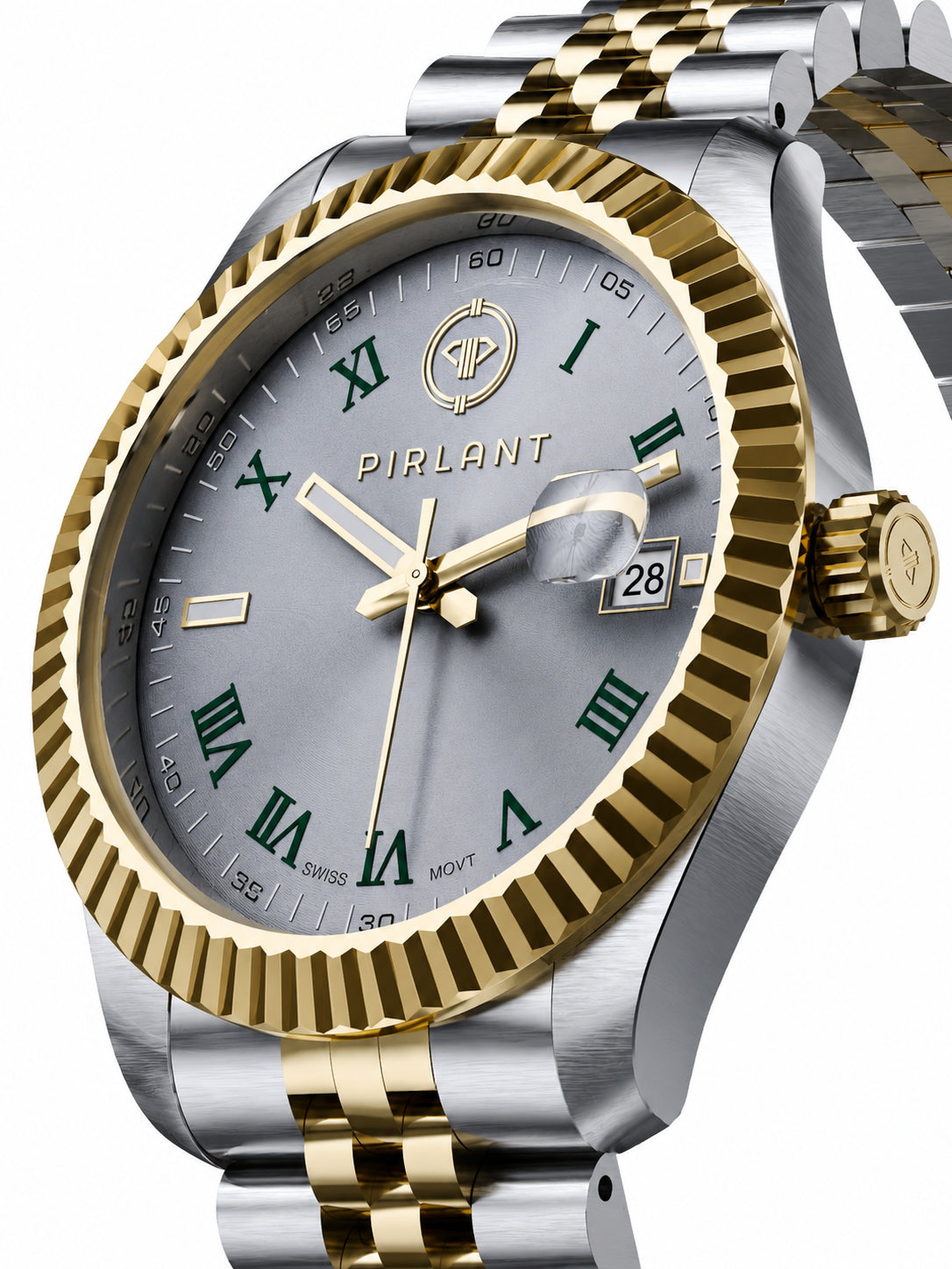 Erkek Kol Saati Pirlant Sbl022 Grye Zarif Model | Pırlant