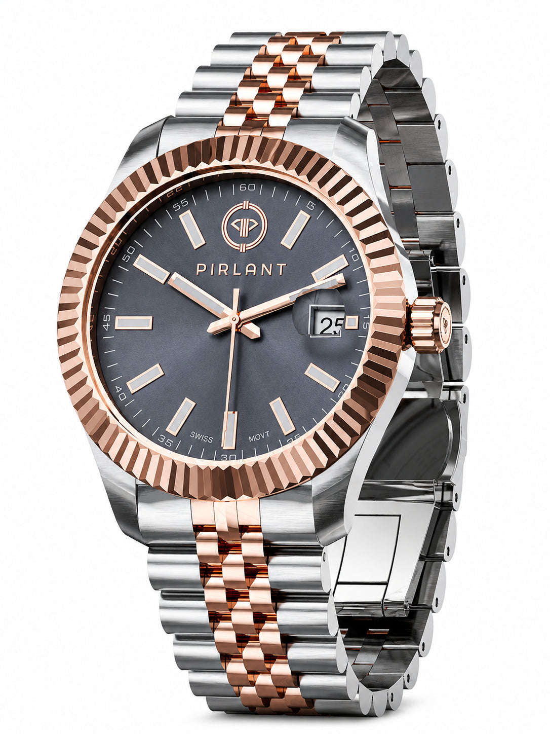 Pirlant SBL02 Modern Çerçeve Erkek Kol Saati | Pırlant