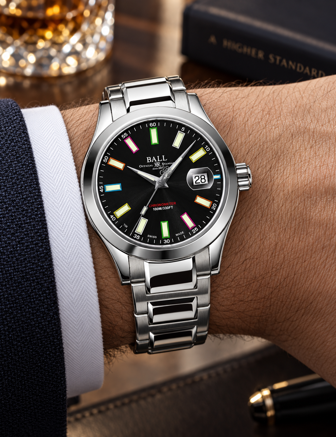 BALL NM9026C Erkek Kol Saati Premium Tasarım | Pırlant Ürün ikincil görseli