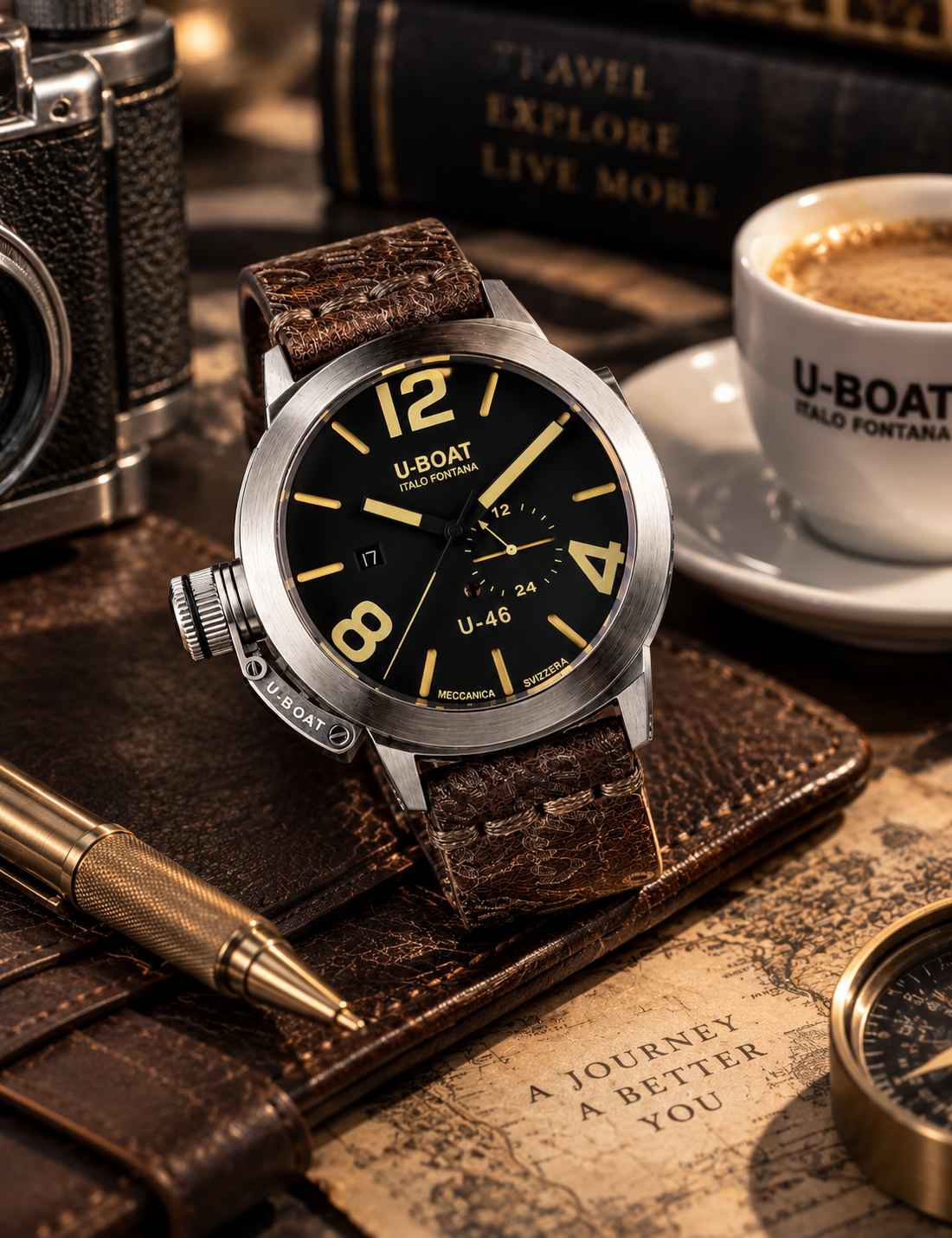U-Boat Classico U-46 46mm Erkek Kol Saati | Pırlant Ürün ikincil görseli