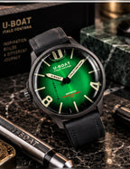 U-BOAT DARKMOON KAMA SS GREEN ERKEK KOL SAATİ