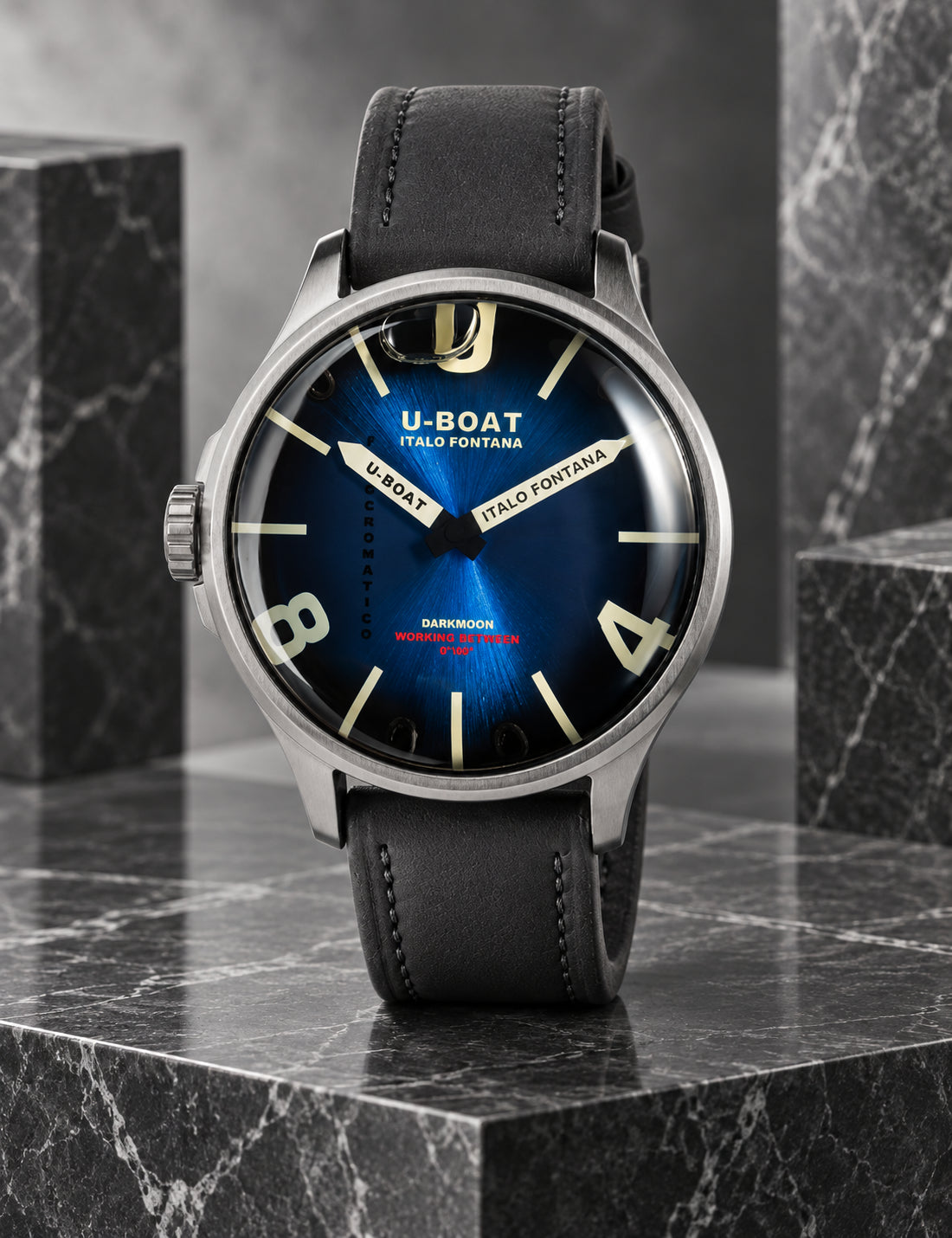 U-BOAT DARKMOON KAMA SS BLUE ERKEK KOL SAATİ