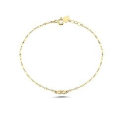 Sonsuzluk Boomerang Altın Bileklik Ürün ikincil görseli