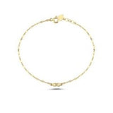 Sonsuzluk Boomerang Altın Bileklik