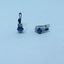 1.32 Carat Diamond and Sapphire Earrings