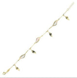 Pembe Sedefli Altın Bileklik