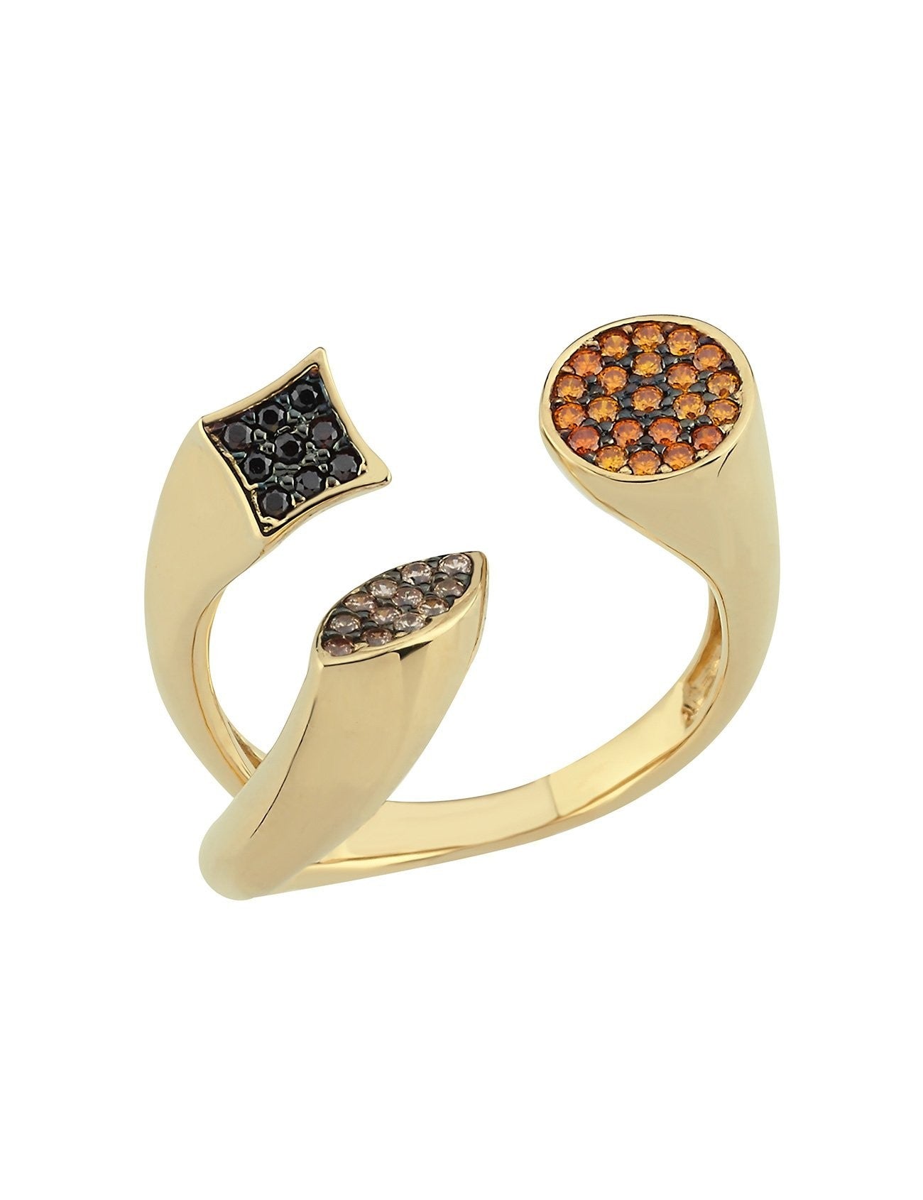 3-Shape Authentic Gold Ring Secondary image