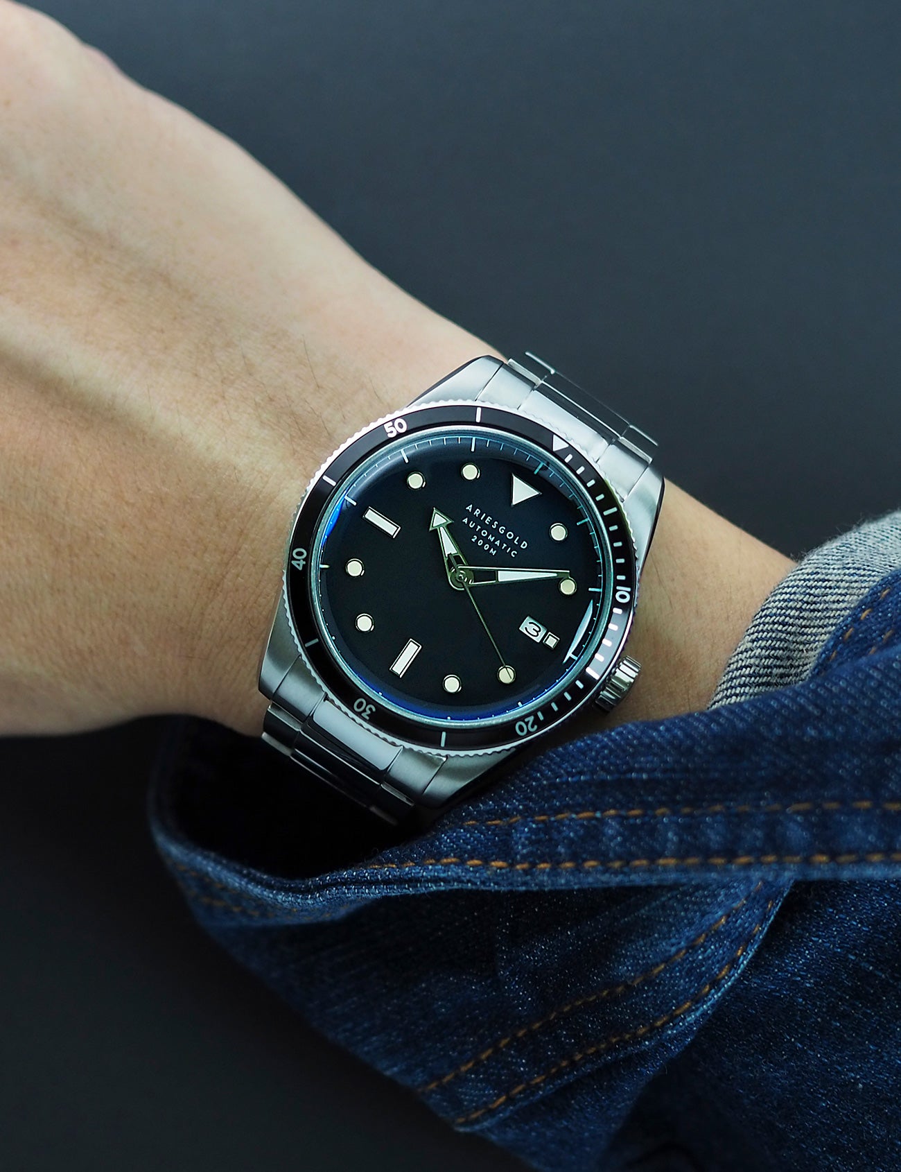 ARIES GOLD G 9027 S-BK Erkek Kol Saati