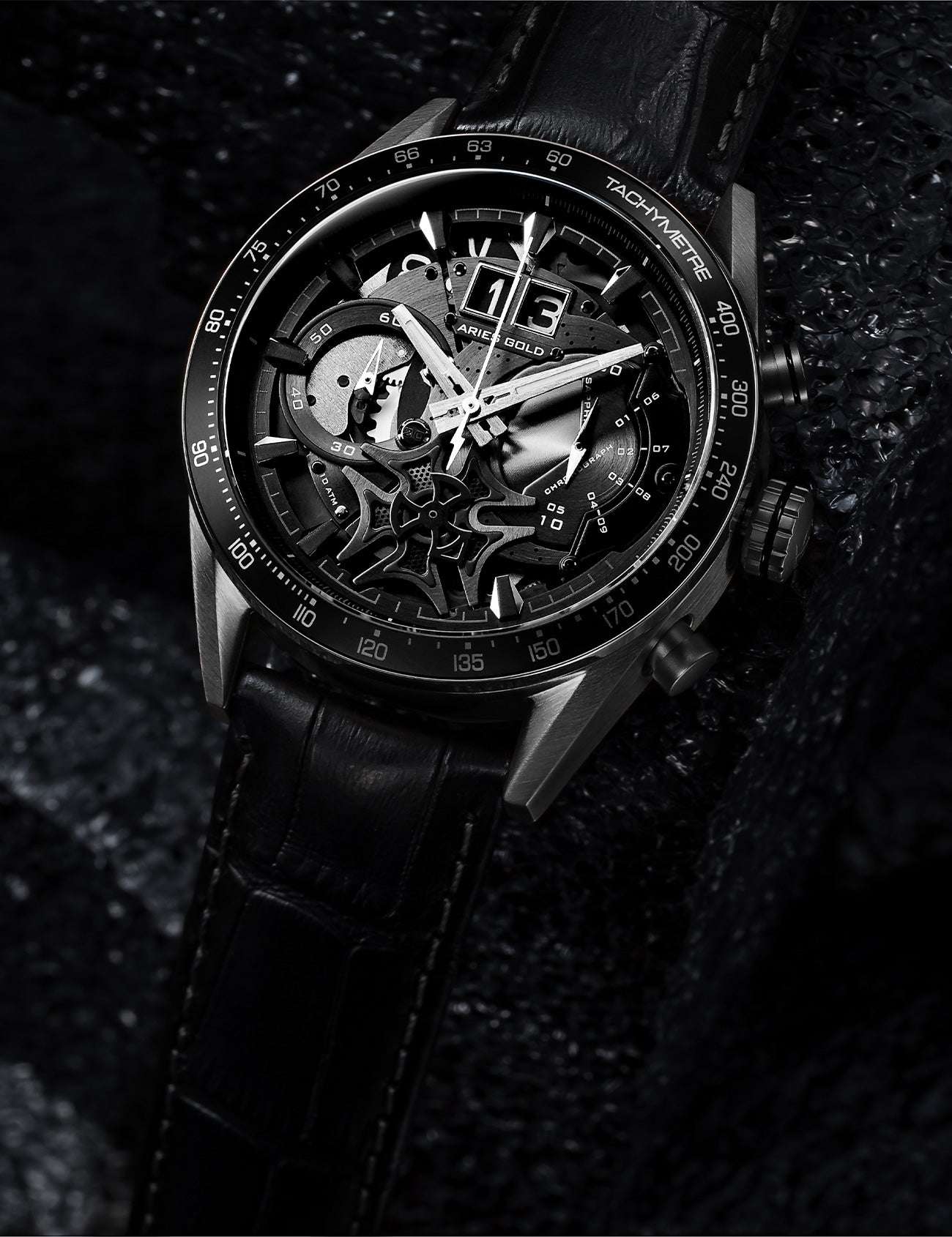 ساعة رجالية من أريس جولد جي 7008 بي كيه-بي كيه