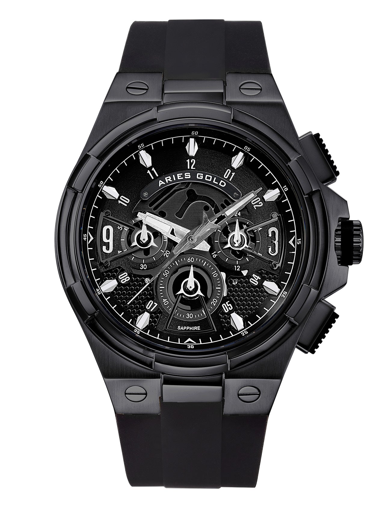 ARIES GOLD G 7016 BK-BK Erkek Kol Saati