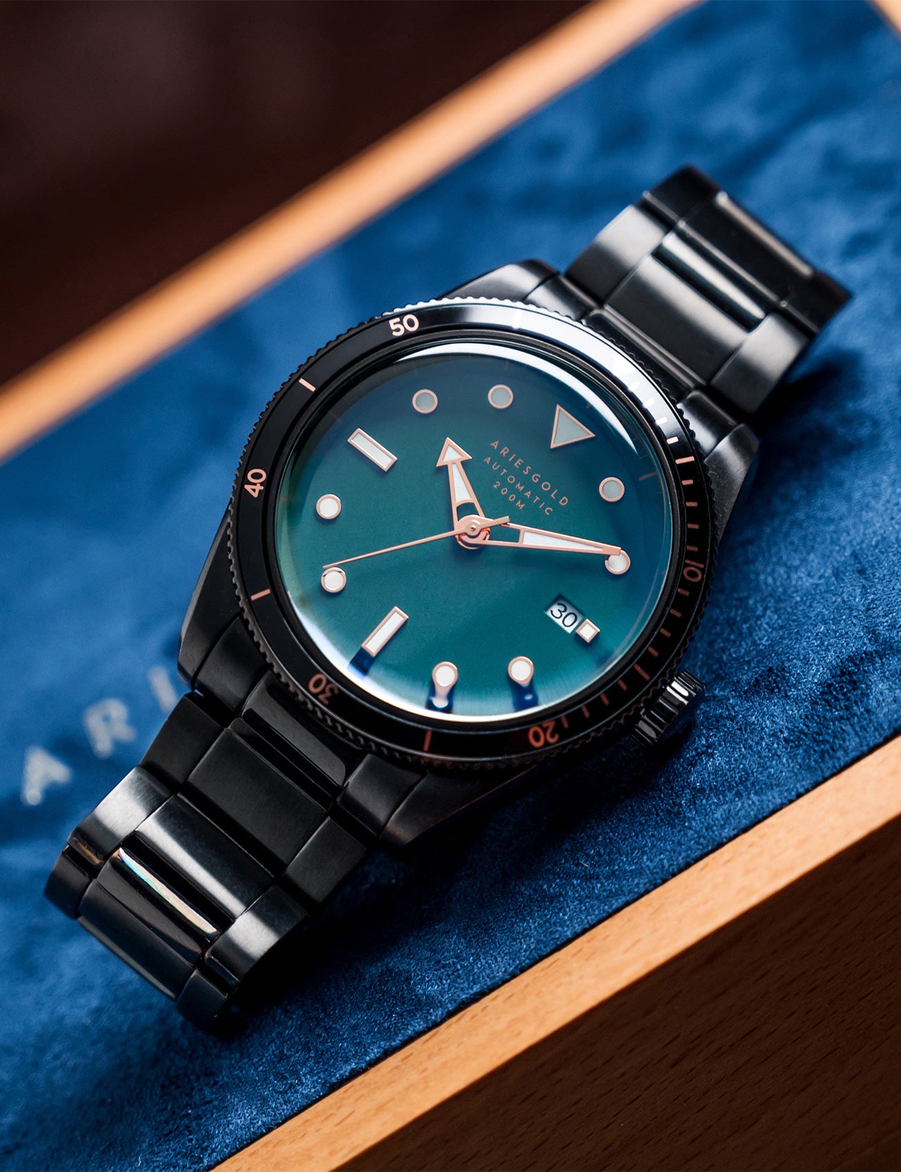 ARIES GOLD G 9027 BK-GNRG Erkek Kol Saati