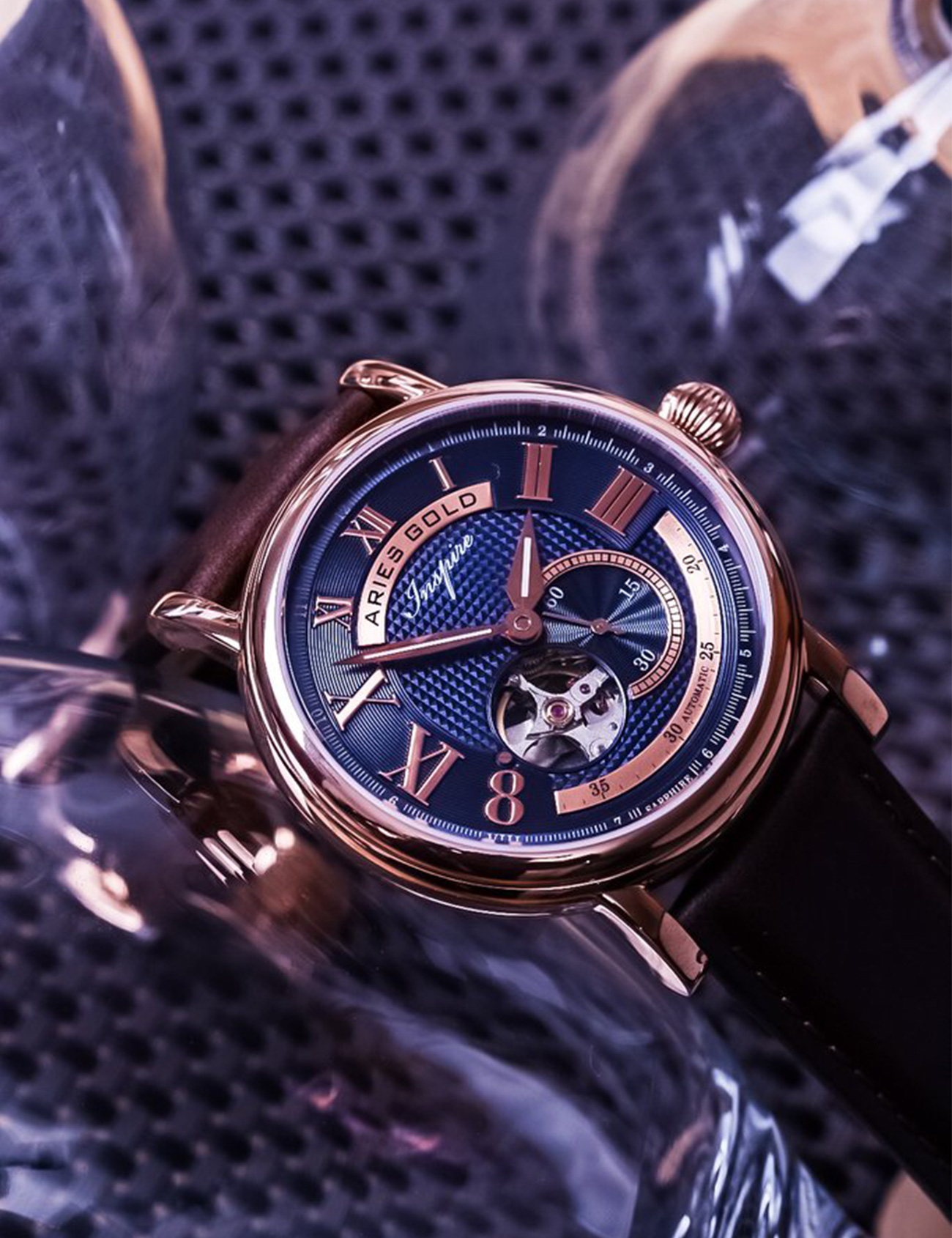 ARIES GOLD G 903A RG-BU Erkek Kol Saati Ürün ikincil görseli
