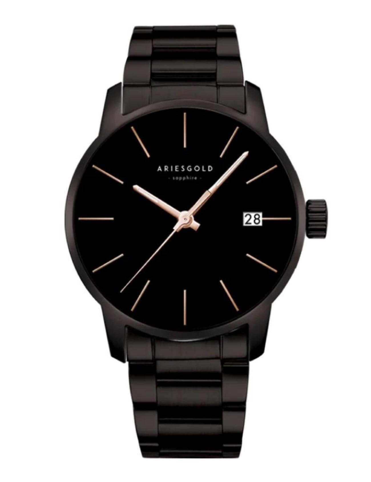 ARIES GOLD G 1029 BK-BKRG Men's Watch Secondary image