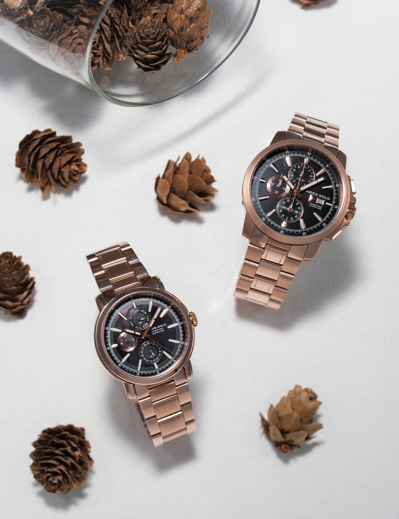 ARIES GOLD B 7302 RG-BKRG Kadın Kol Saati