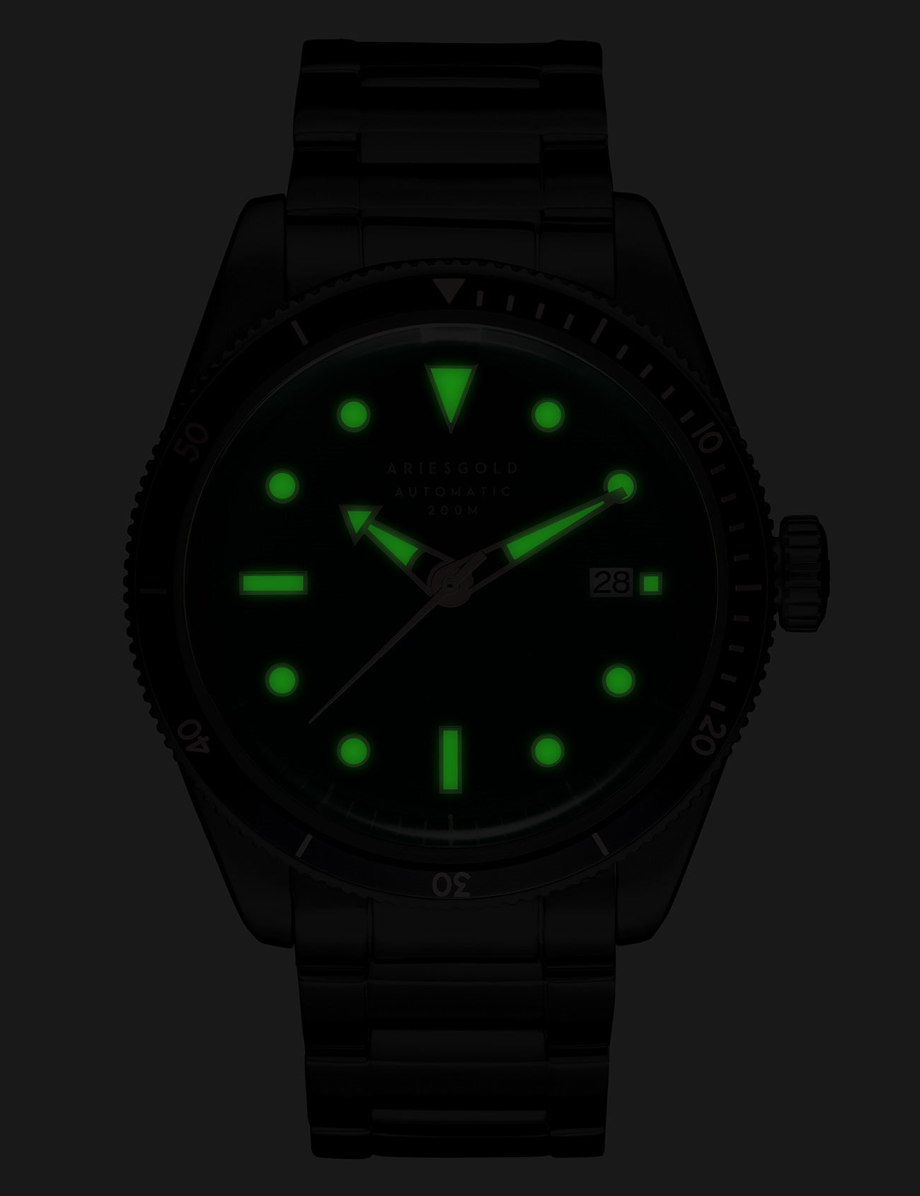 ARIES GOLD G 9027 BK-GNRG Erkek Kol Saati