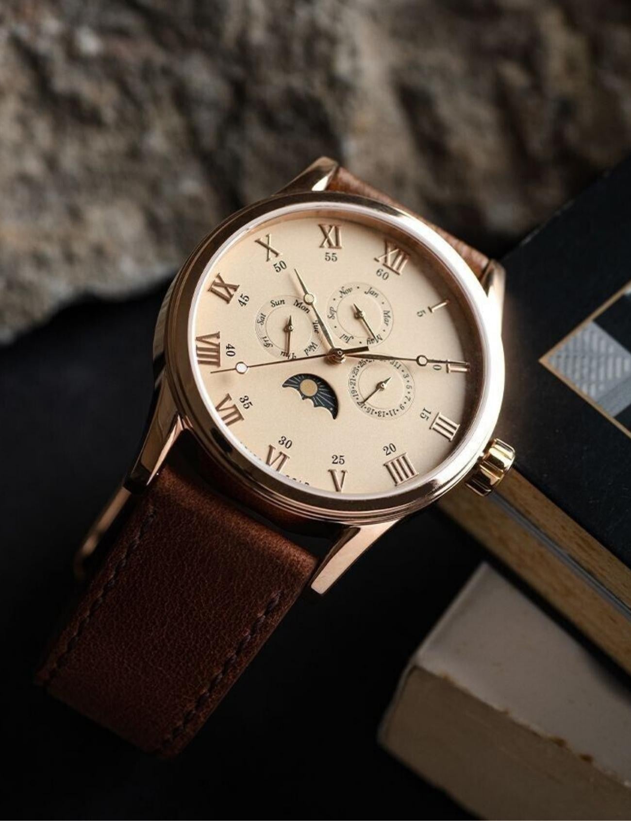 ARIES GOLD G 7019 RG-BEI Erkek Kol Saati Ürün ikincil görseli