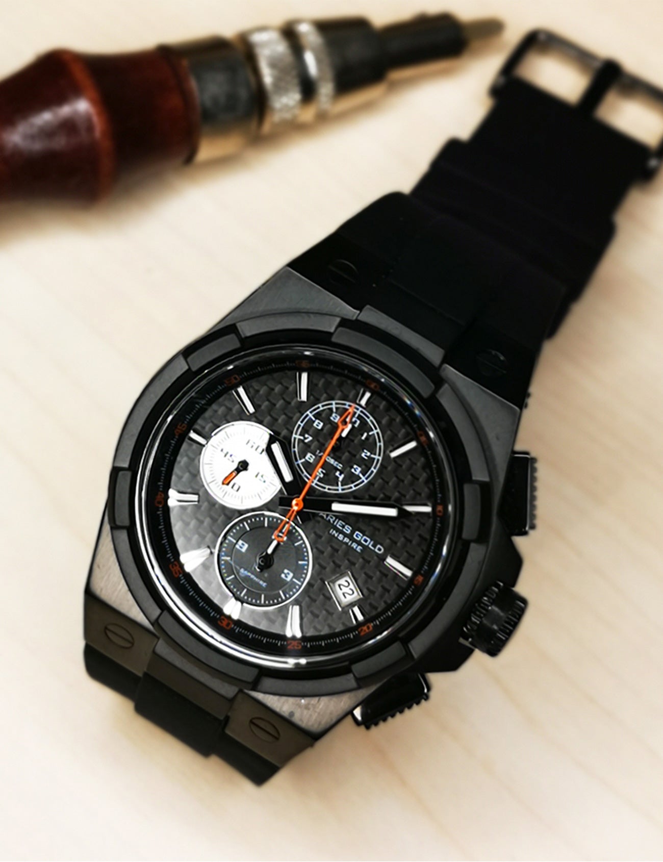 ARIES GOLD G 7312 BK-BKOR Erkek Kol Saati